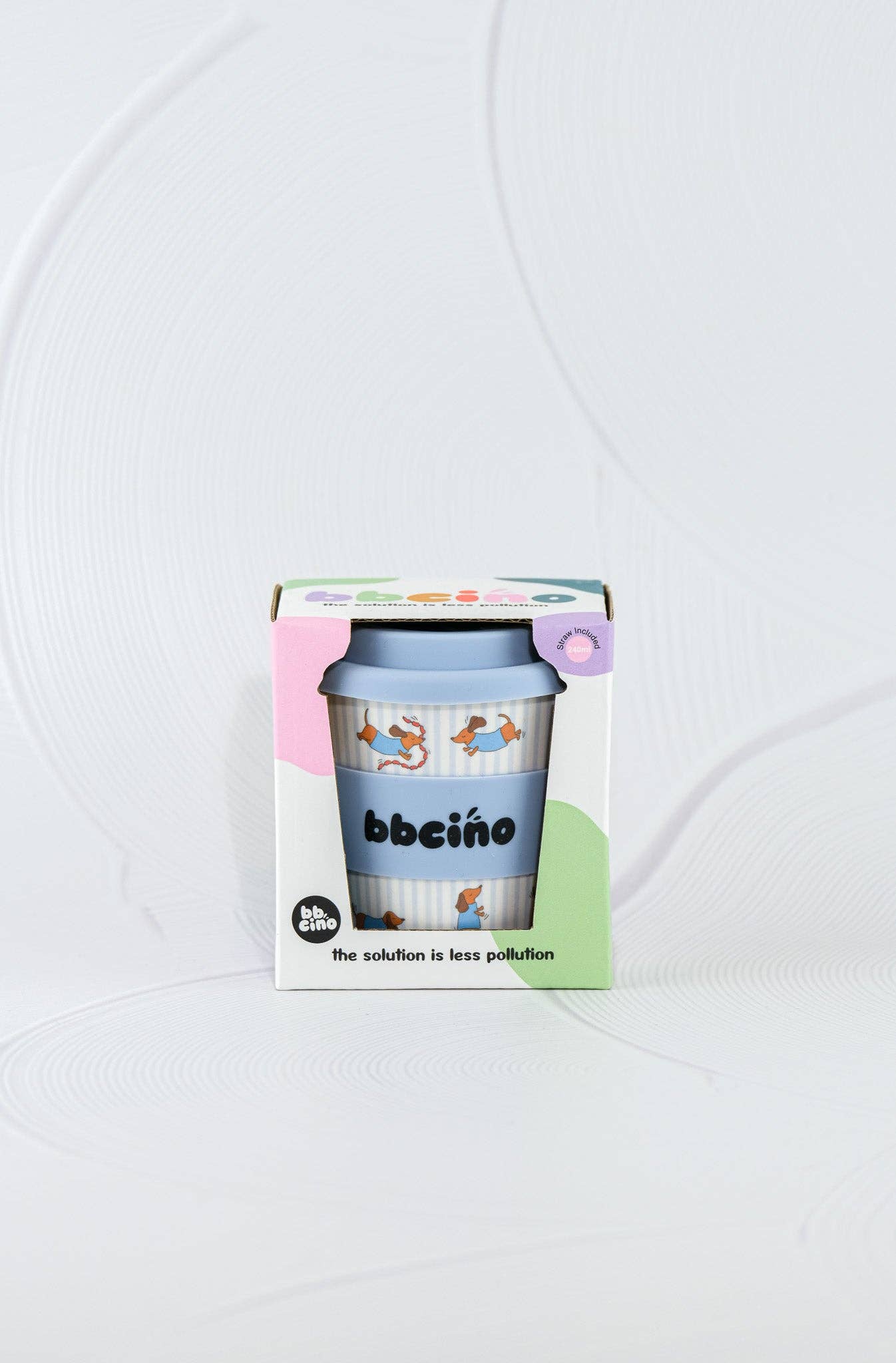Dash in Blue Kids Keep Cup - 240ml (STRAW INCLUDED)
