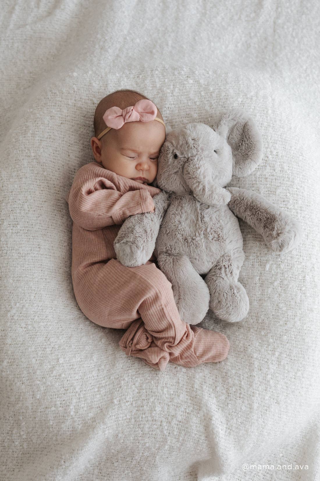Elephant Plush Stuffed Animal - Olive the Elephant (12")