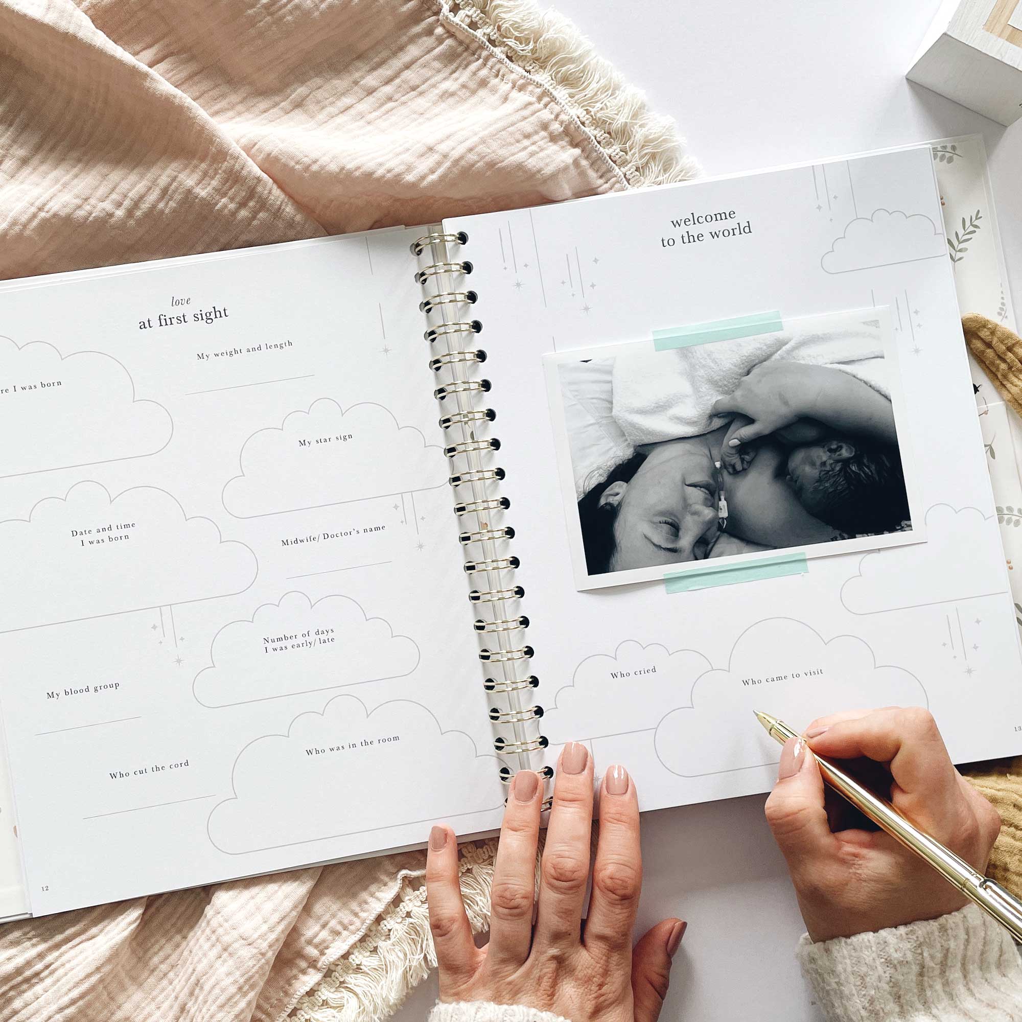 My Baby Book (Animals) Luxury Keepsake Memory Book