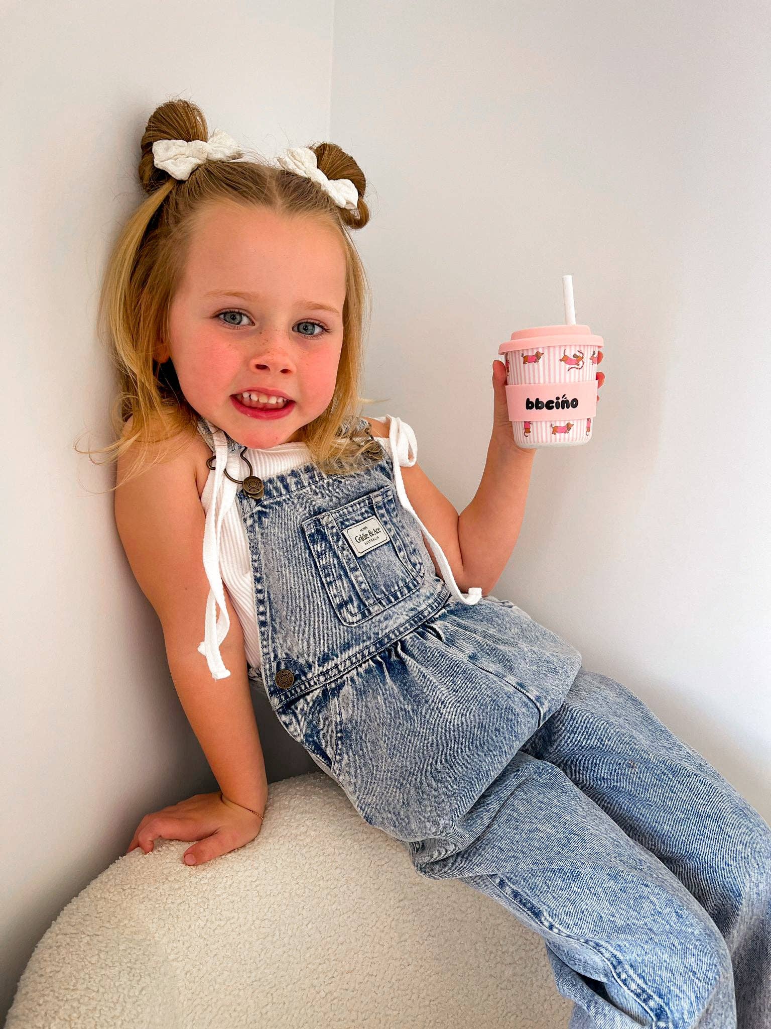 Dash in Pink Kids Keep Cup - 240ml (STRAW INCLUDED)