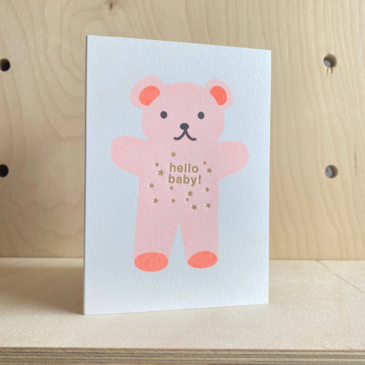 Riso Baby Cards Hello Teddy