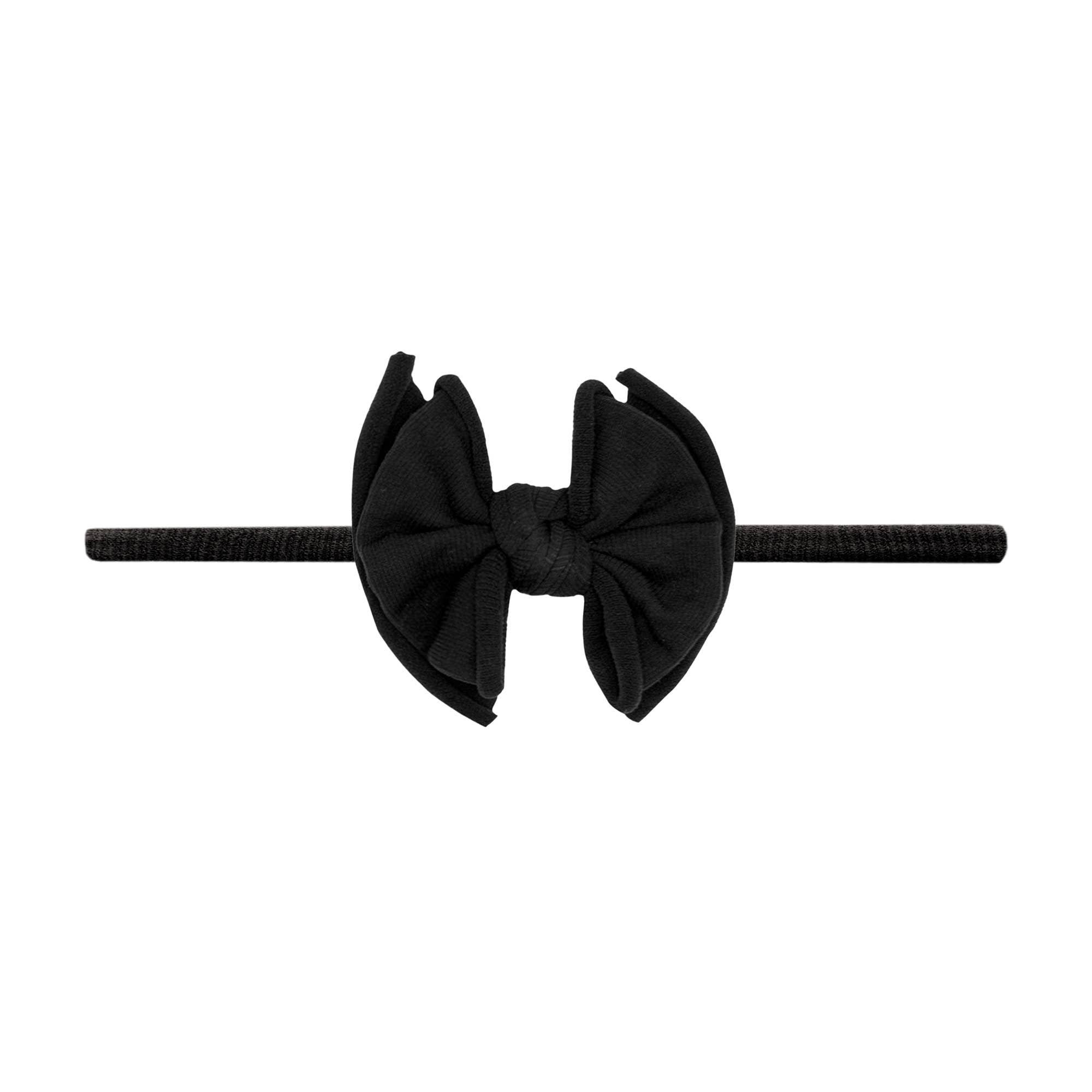 Baby Bling® Baby FAB® Skinny Soft Nylon Bow Headband: Cherry Red