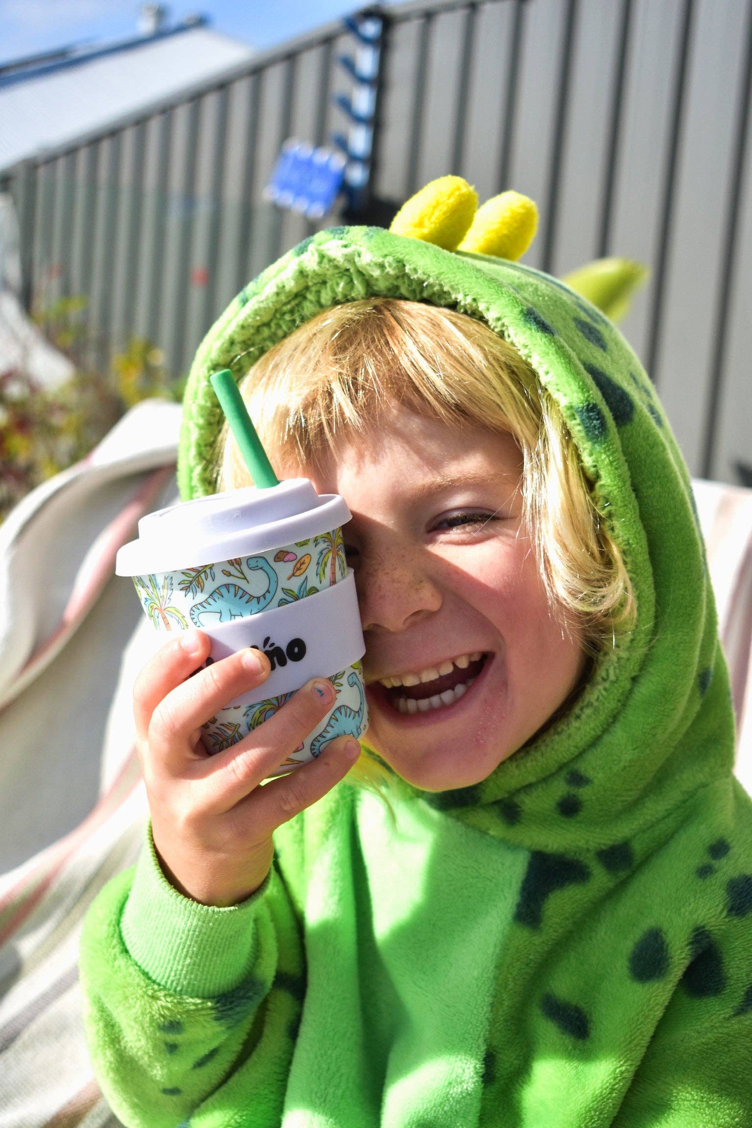 Sip-a-saurus Babycino Cup - 120ml (STRAW INCLUDED)