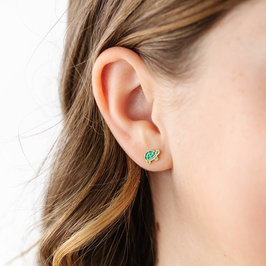Turtle Stud Earrings