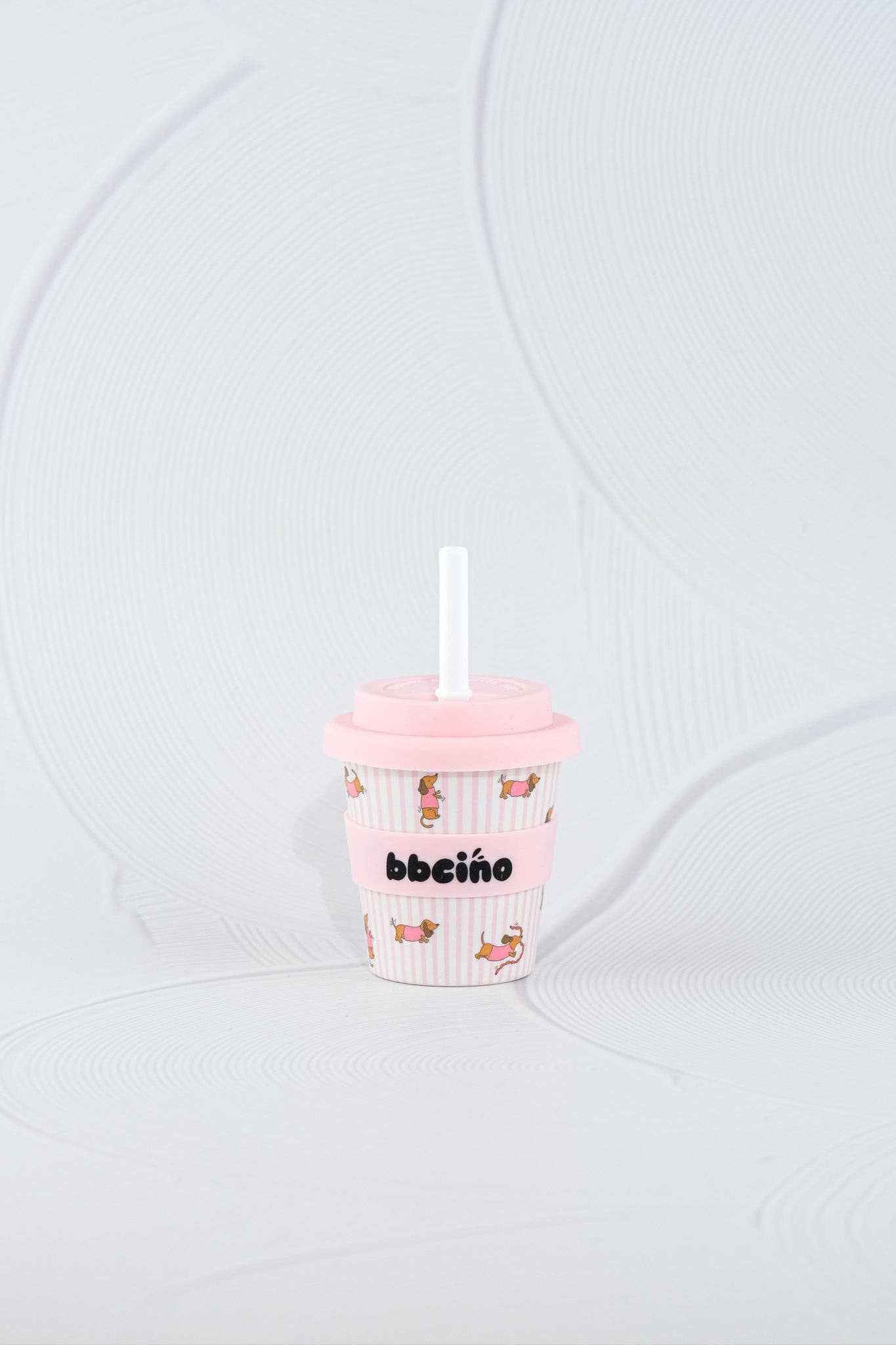 Dash in Pink Babycino Cup - 120ml (STRAW INCLUDED)