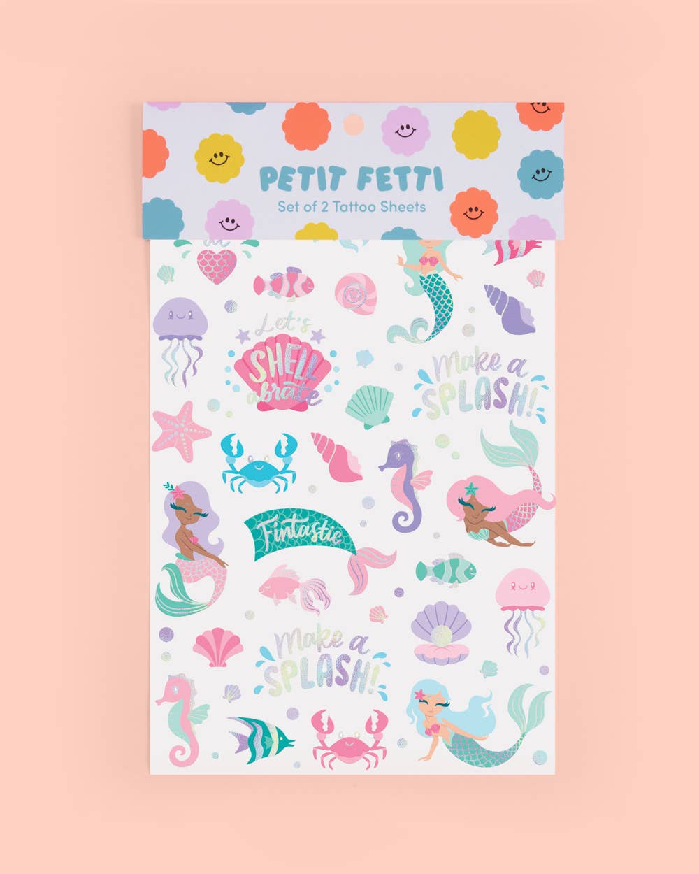 Under the Sea Temporary Tattoos | Mermaid, Ocean, Birthday