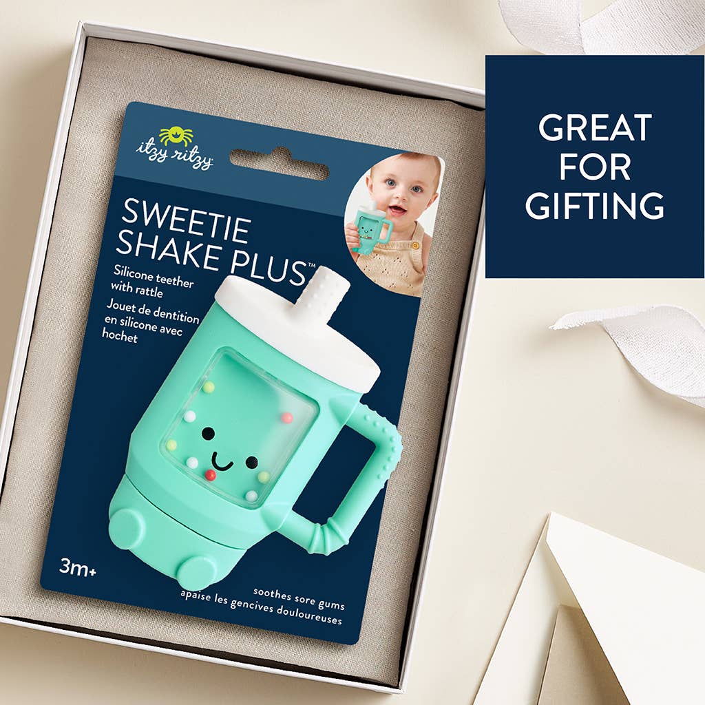 Sweetie Shake Plus™ - Teething + Rattle Toy: Croissant