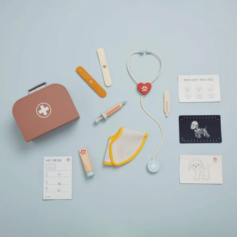 DINKUM DOGS - VET SET - CLAY