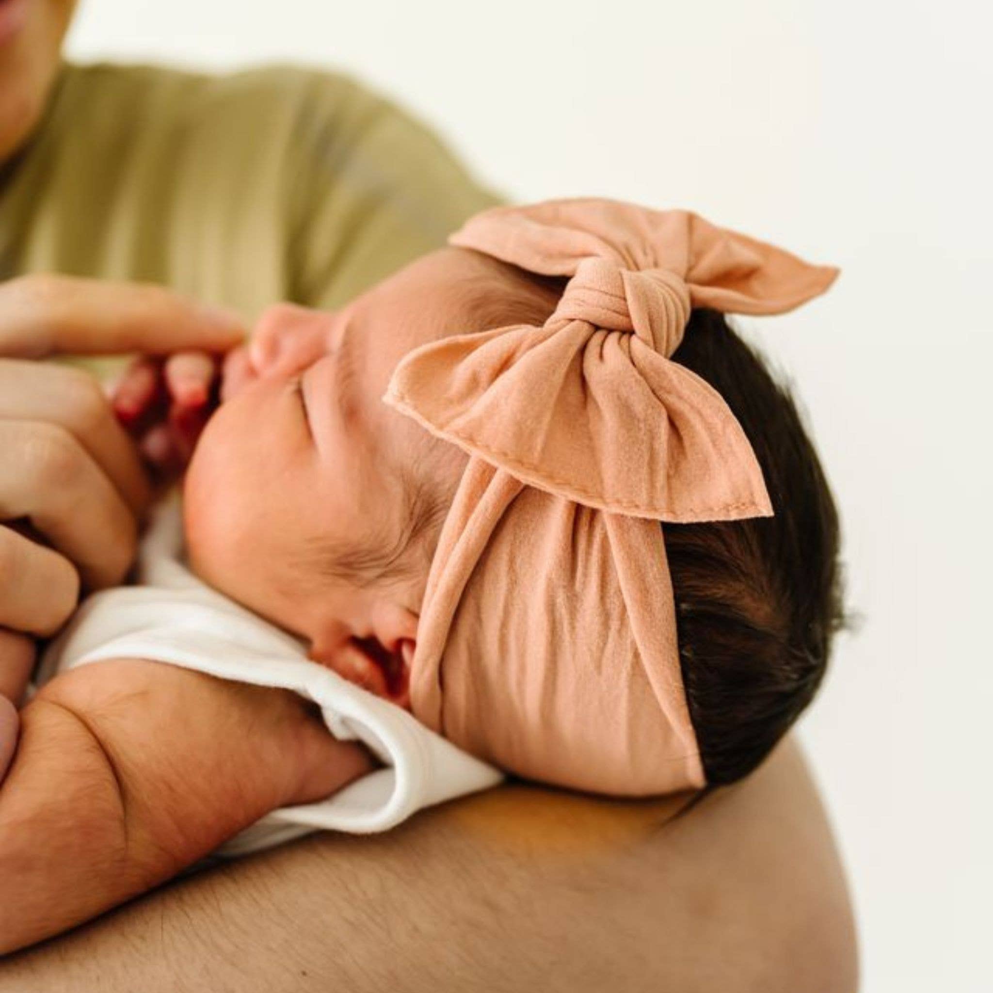 Baby Bling® The Original Knot Soft Nylon Headband: Ash