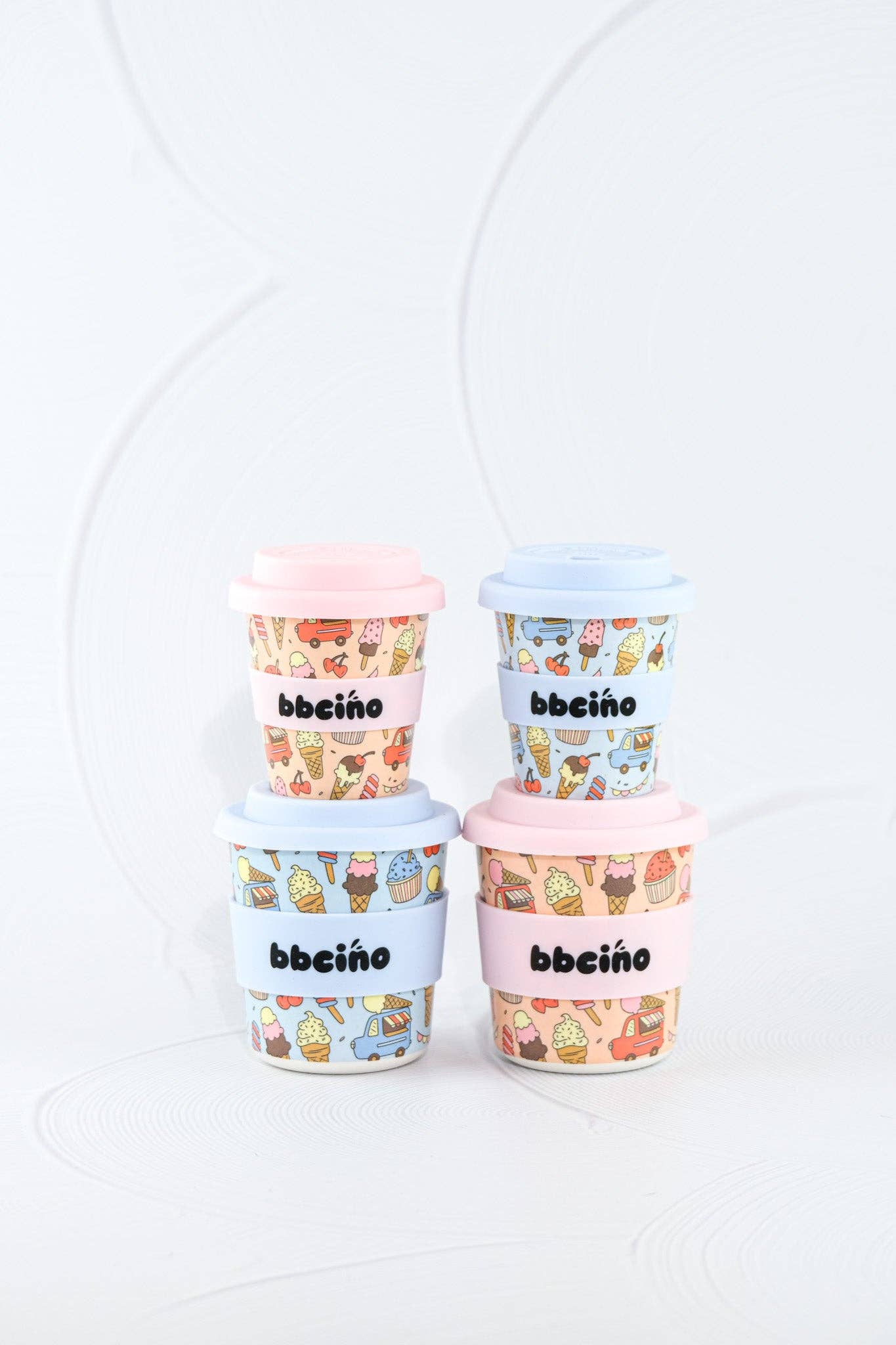 Scoops in Blue Kids Keep Cup - 240ml (STRAW INCLUDED)