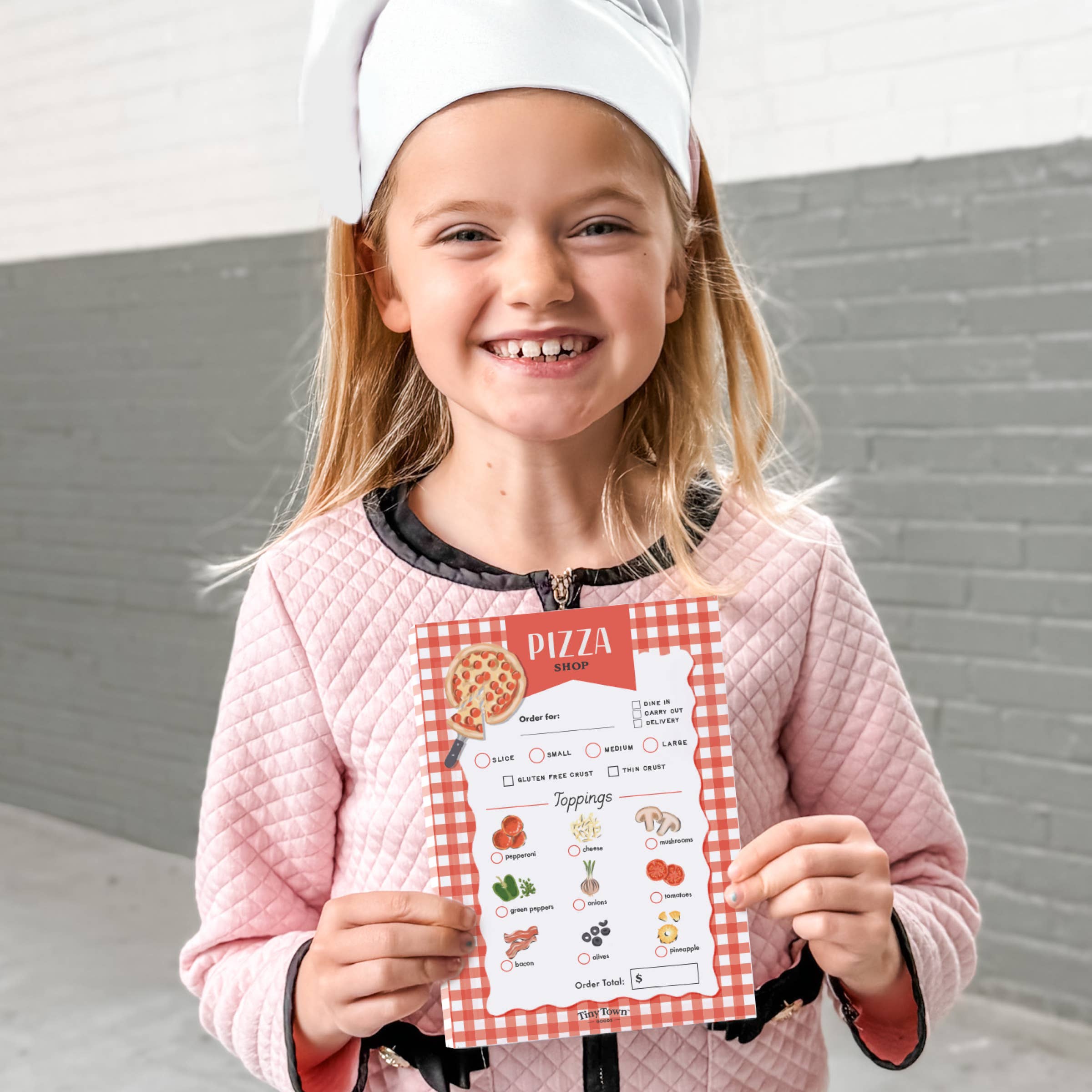 Tiny Town™ Play Notepad - Pizza Shop