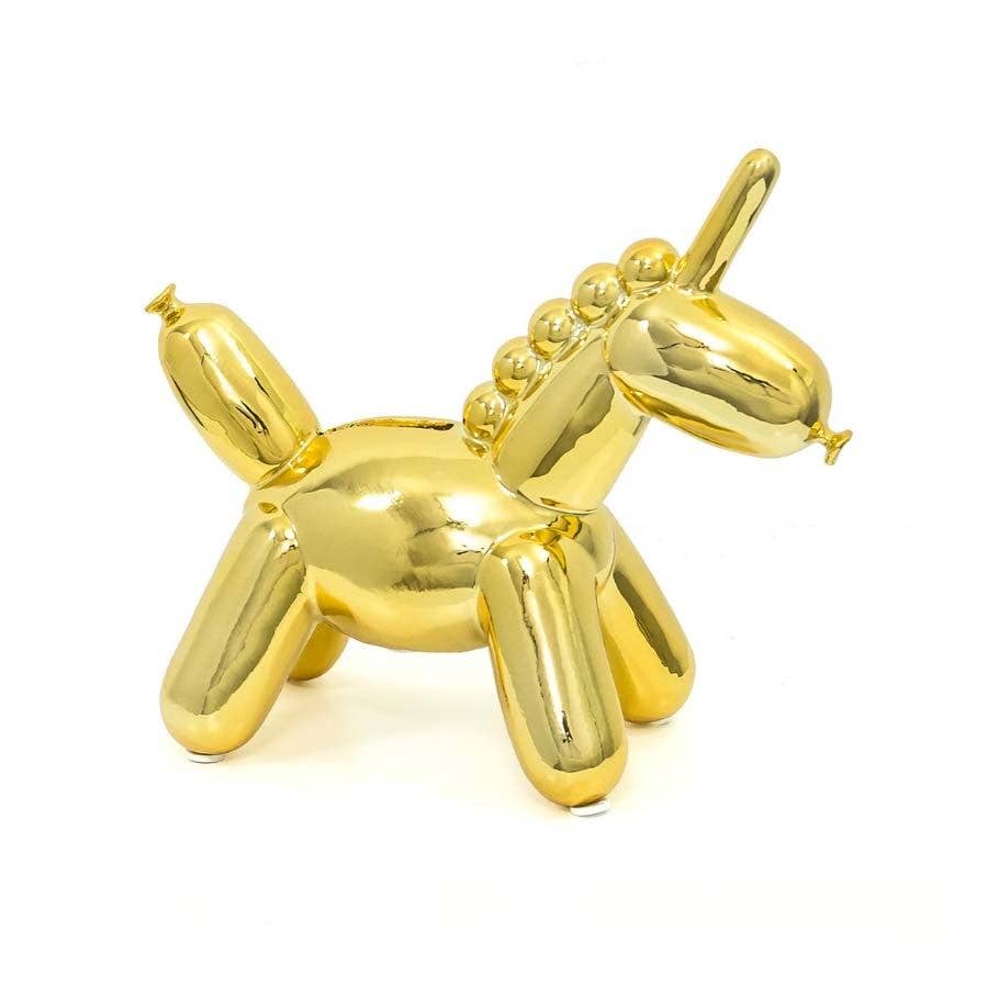 Balloon Piggy Bank - Baby Unicorn: Pink