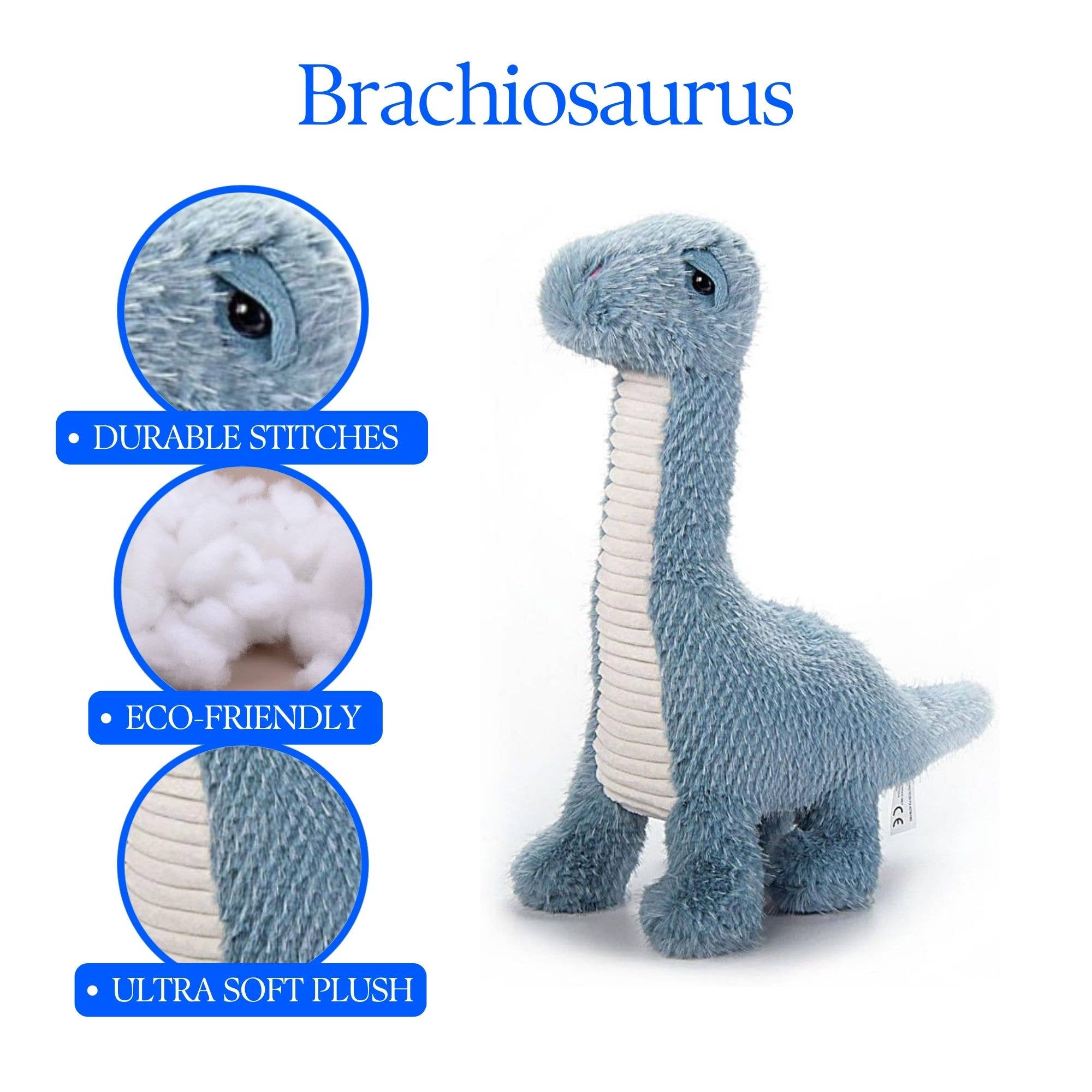 15" Fuzzlez Brachiosuarus Dino