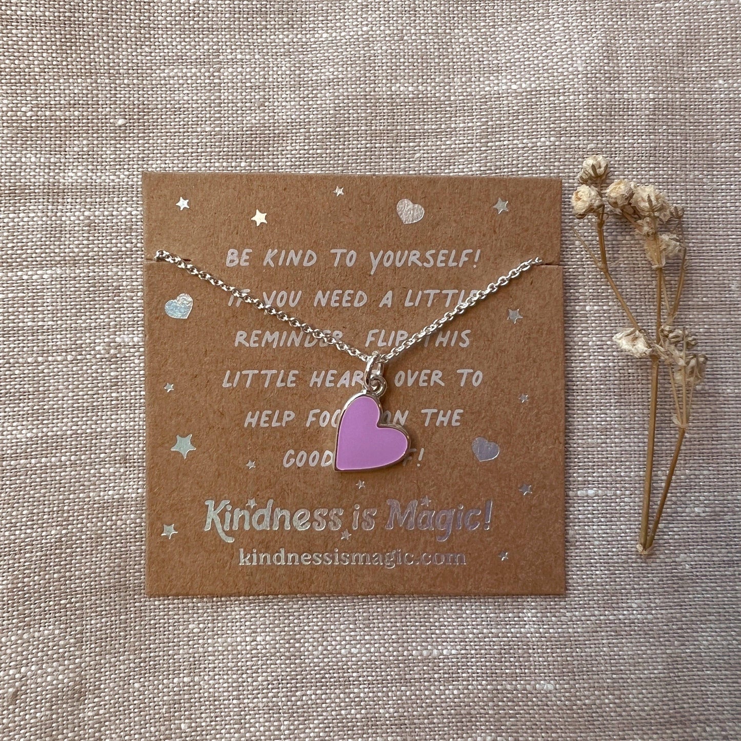 Tiny Heart Necklace Gold - Yellow