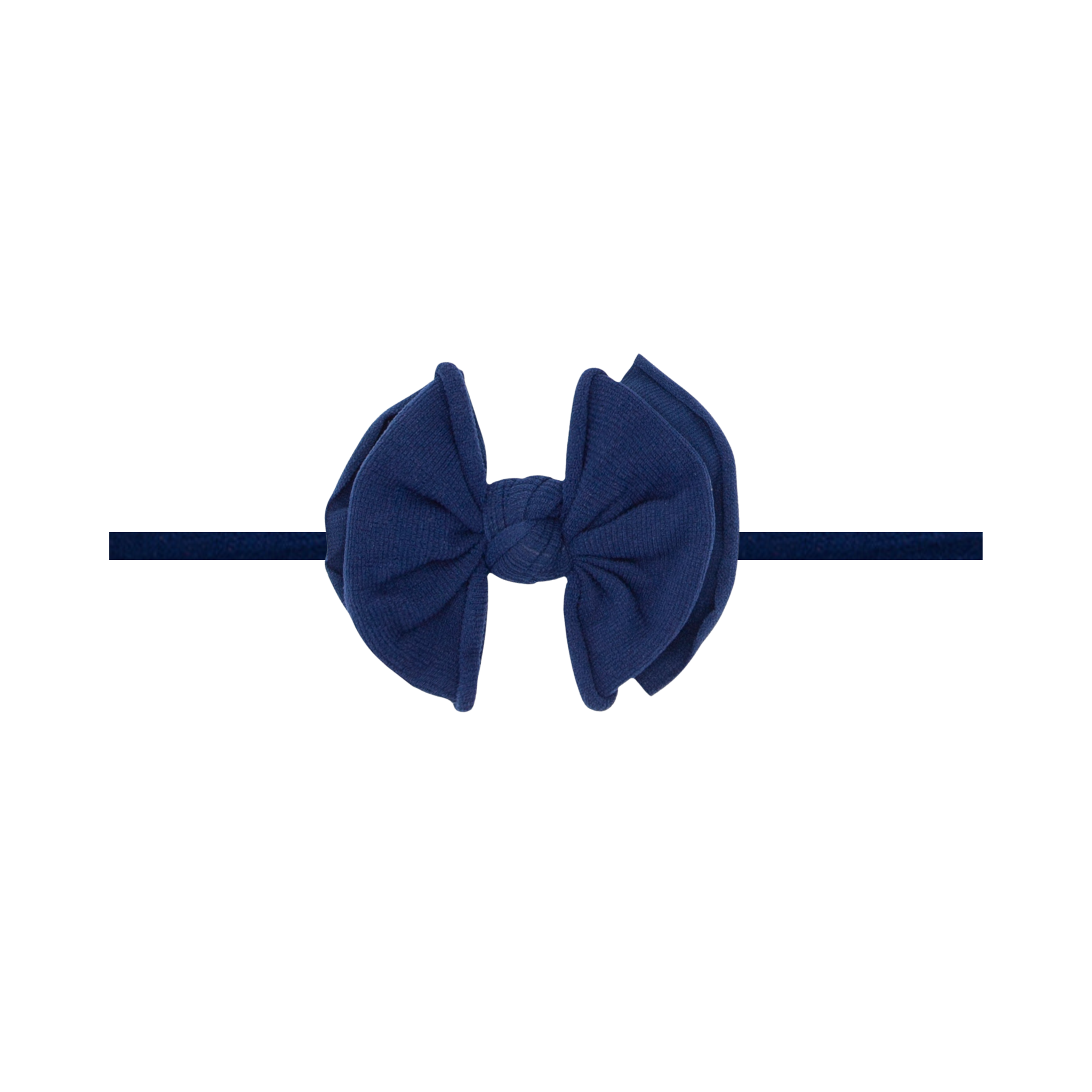Baby Bling® Baby FAB® Skinny Soft Nylon Bow Headband: Cherry Red