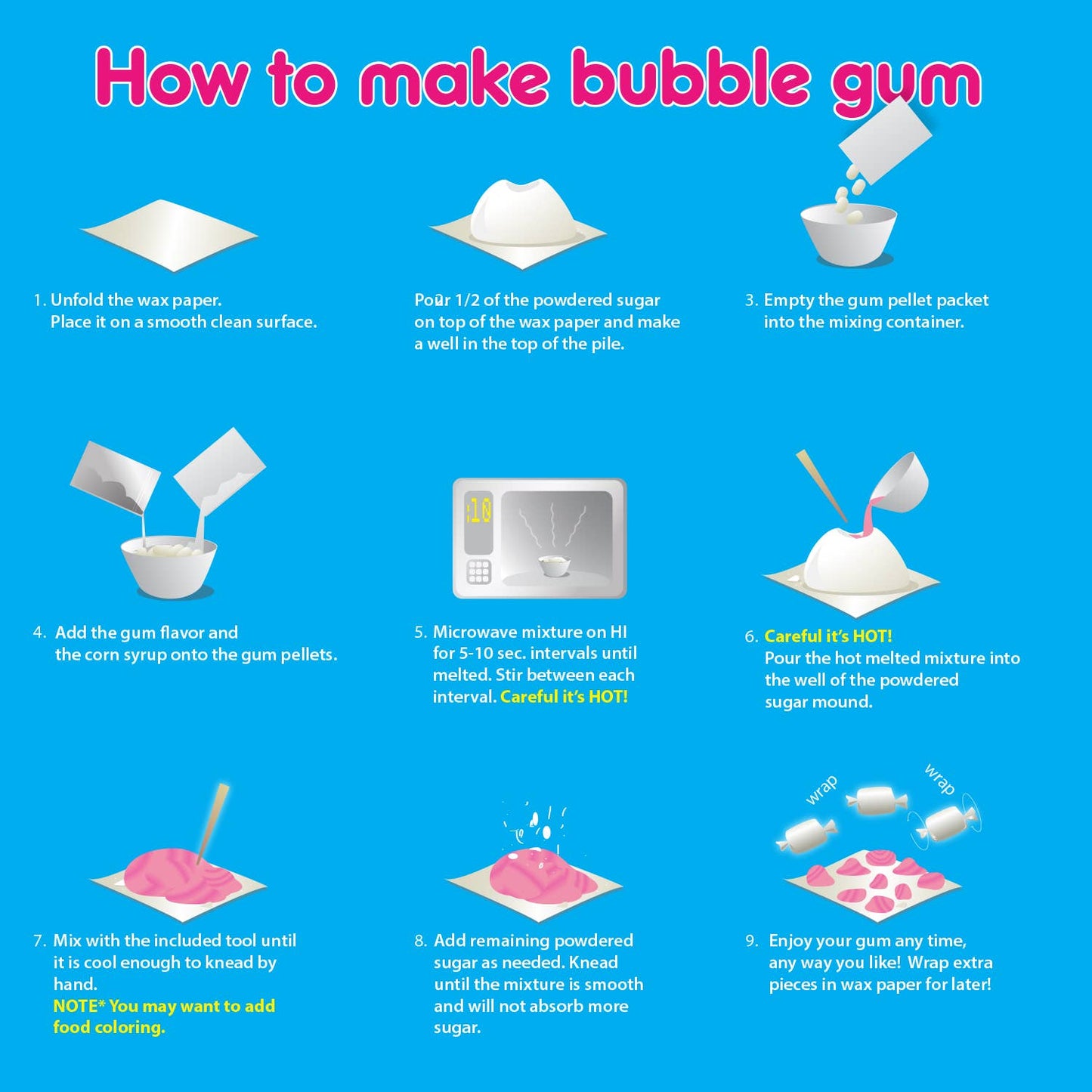 DIY Bubble Gum Kit |
Make Your Own Bubble Gum