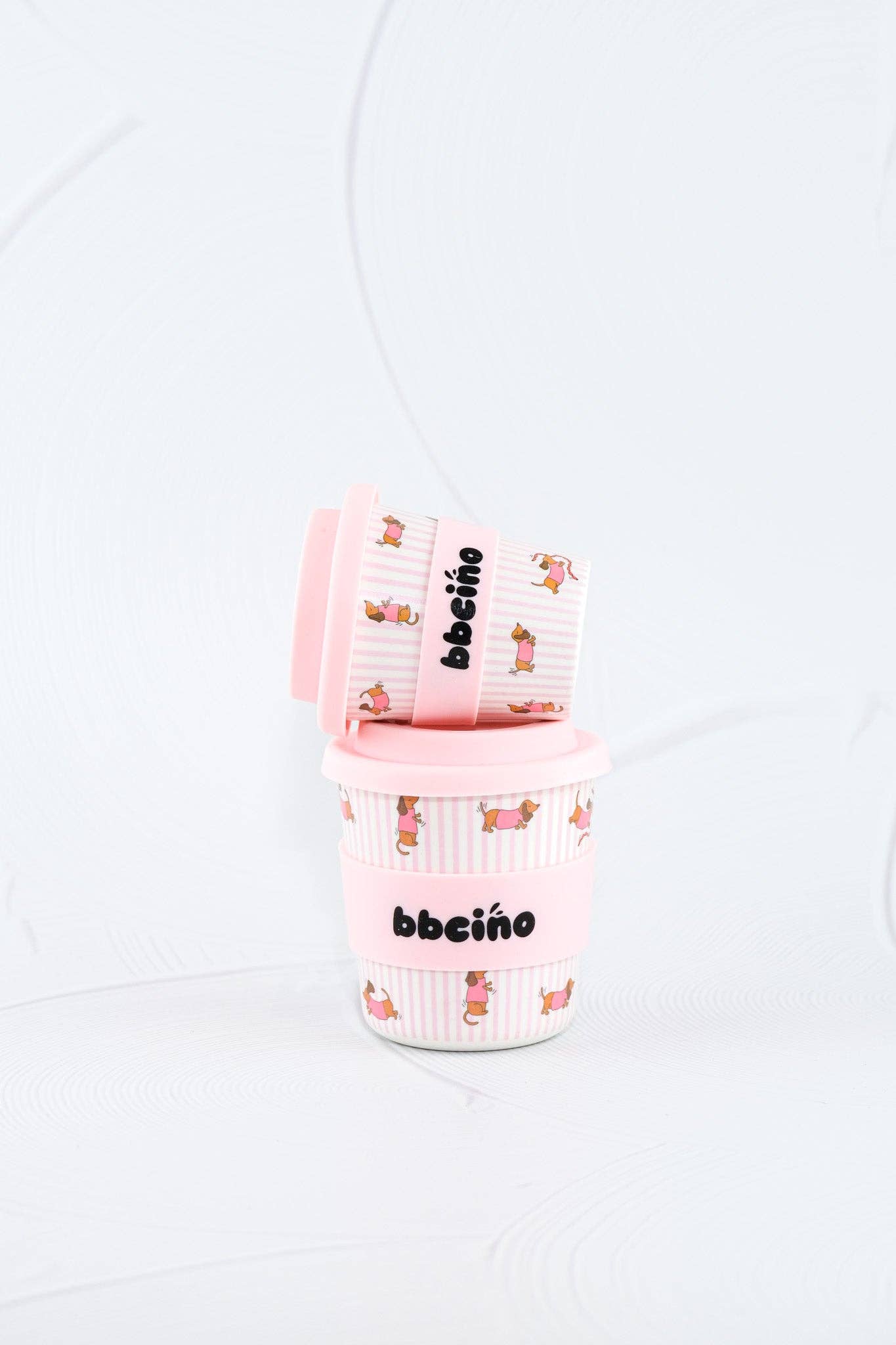 Dash in Pink Babycino Cup - 120ml (STRAW INCLUDED)