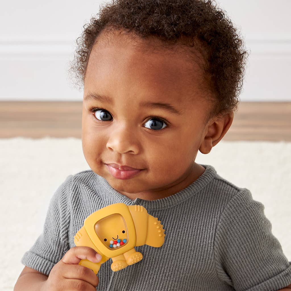 Sweetie Shake Plus™ - Teething + Rattle Toy: Croissant