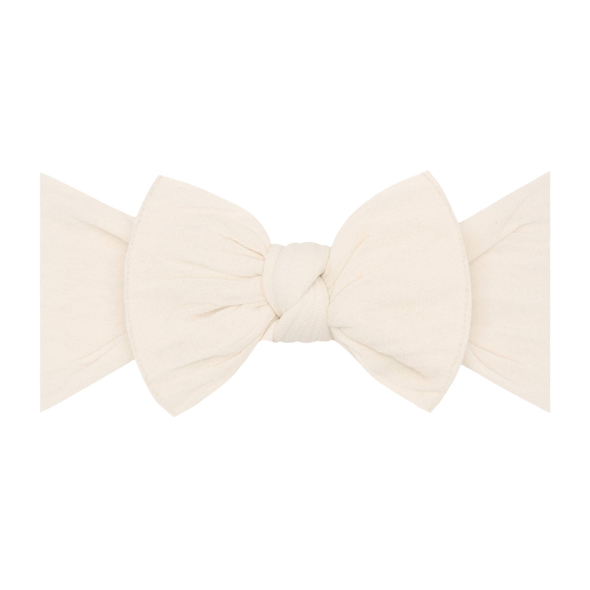 Baby Bling® The Original Knot Soft Nylon Headband: Ash