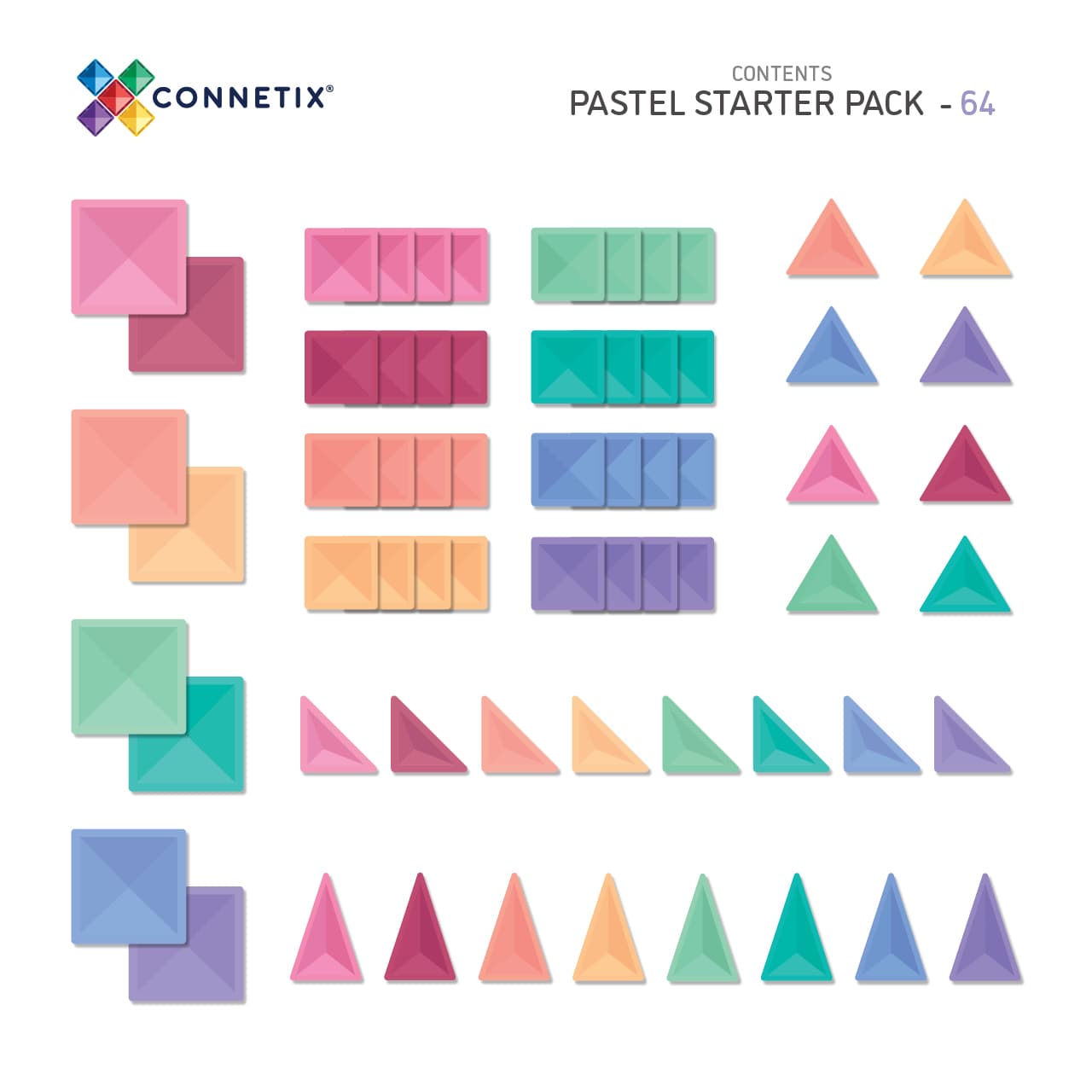 Pastel Starter Pack 64 Pc