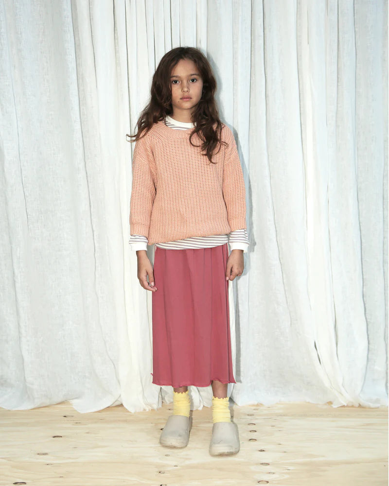 CHUNKY PULLOVER CORAL