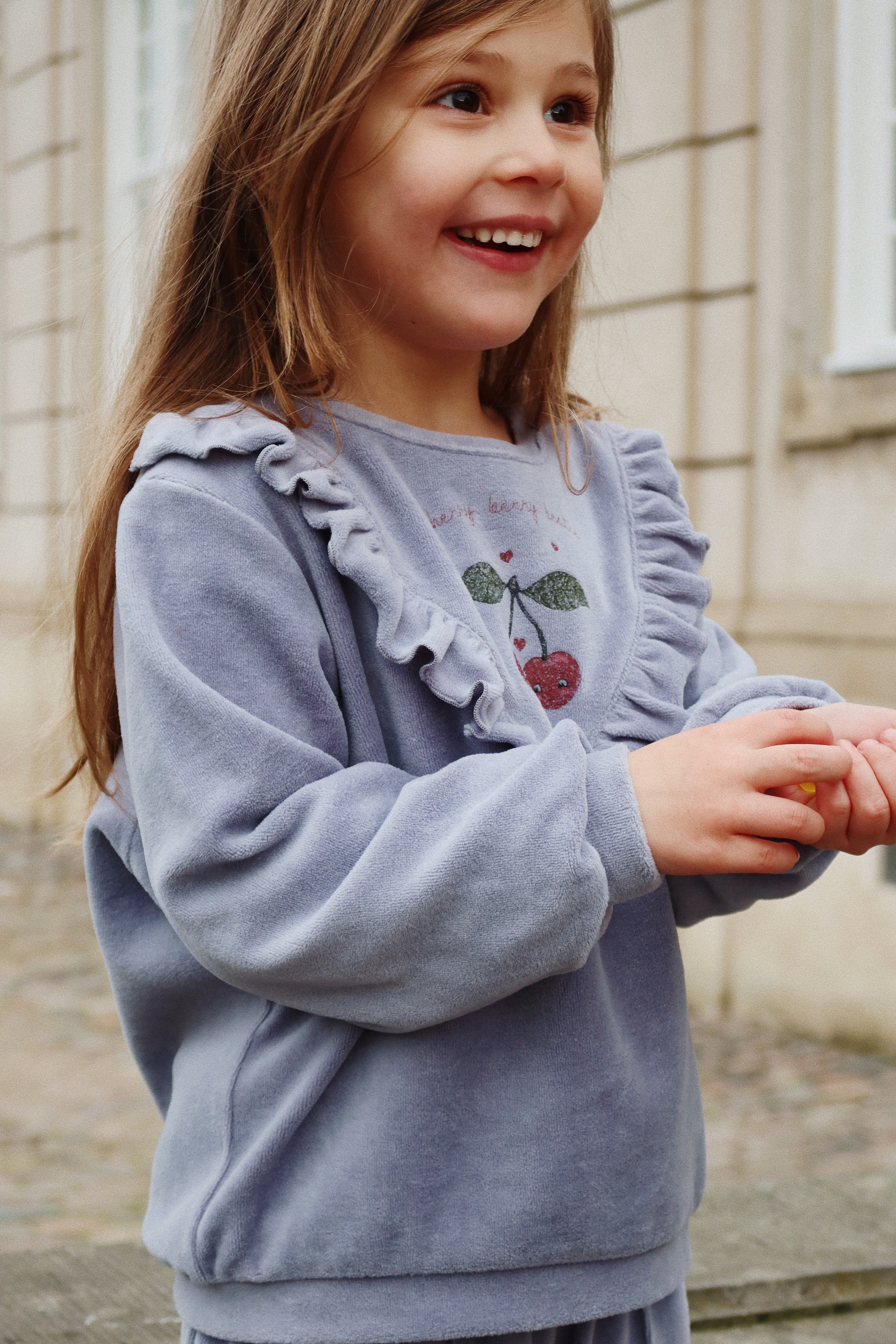 Wally Frill Sweatshirt Gots - Tradewinds