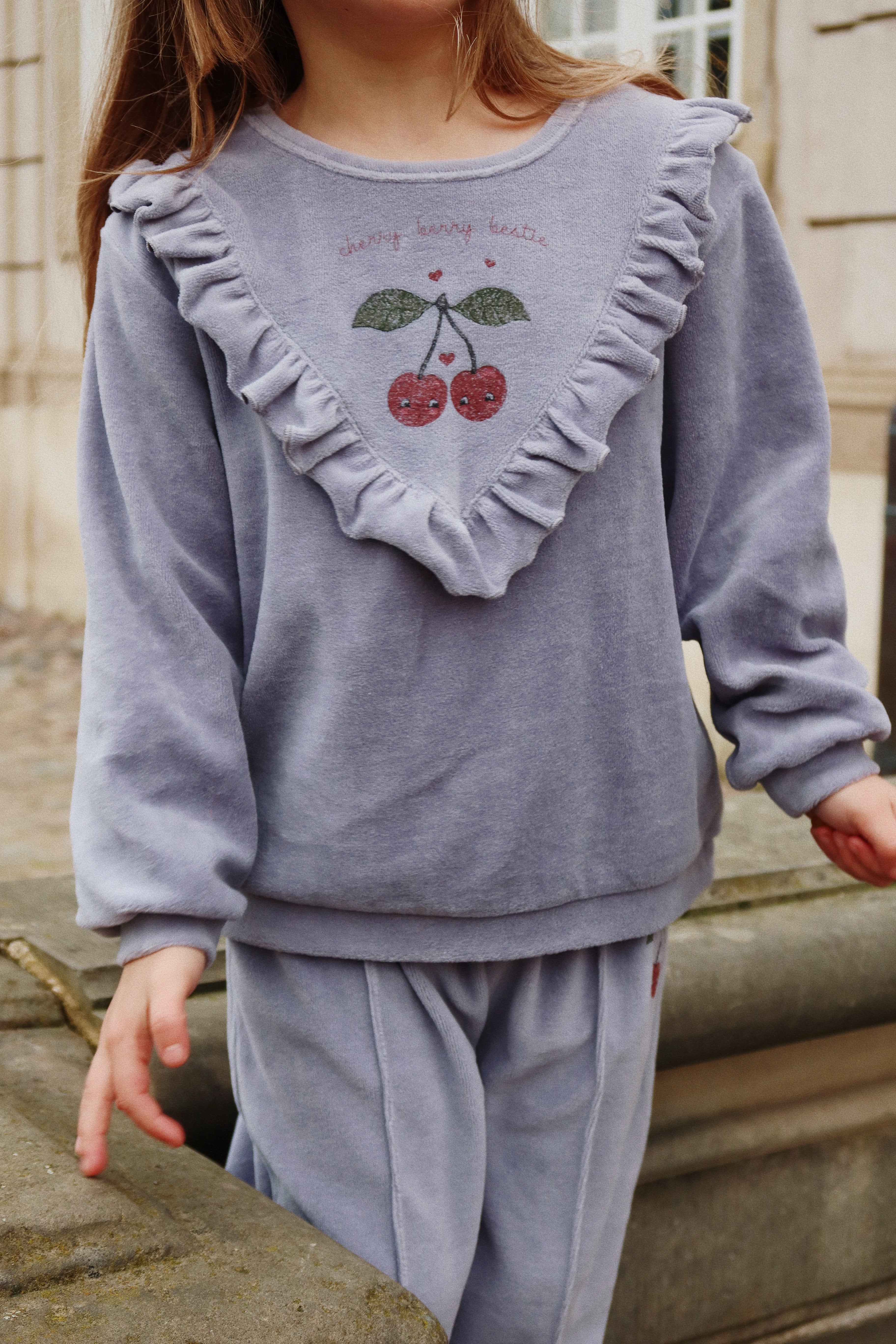 Wally Frill Sweatshirt Gots - Tradewinds