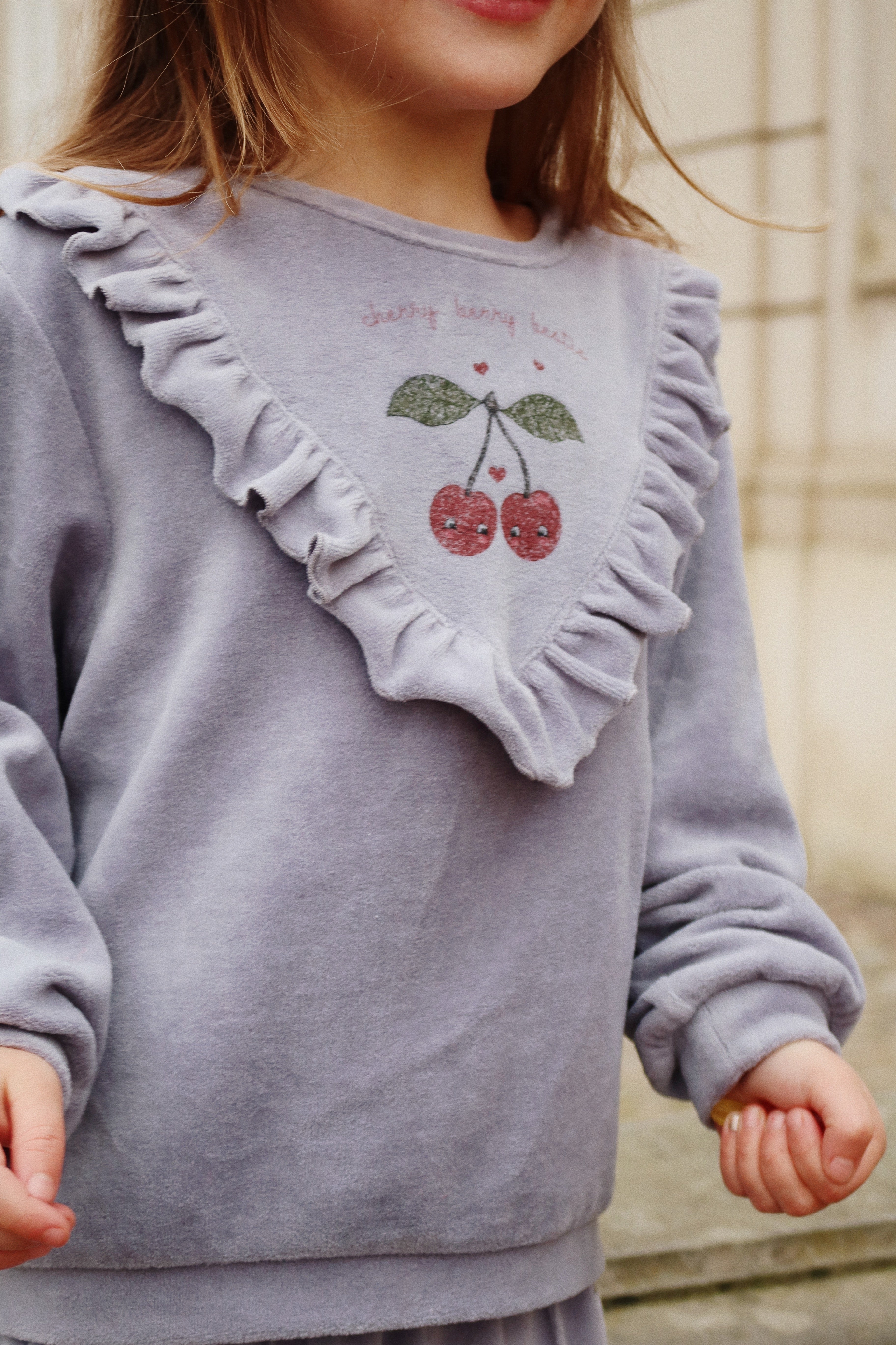 Wally Frill Sweatshirt Gots - Tradewinds