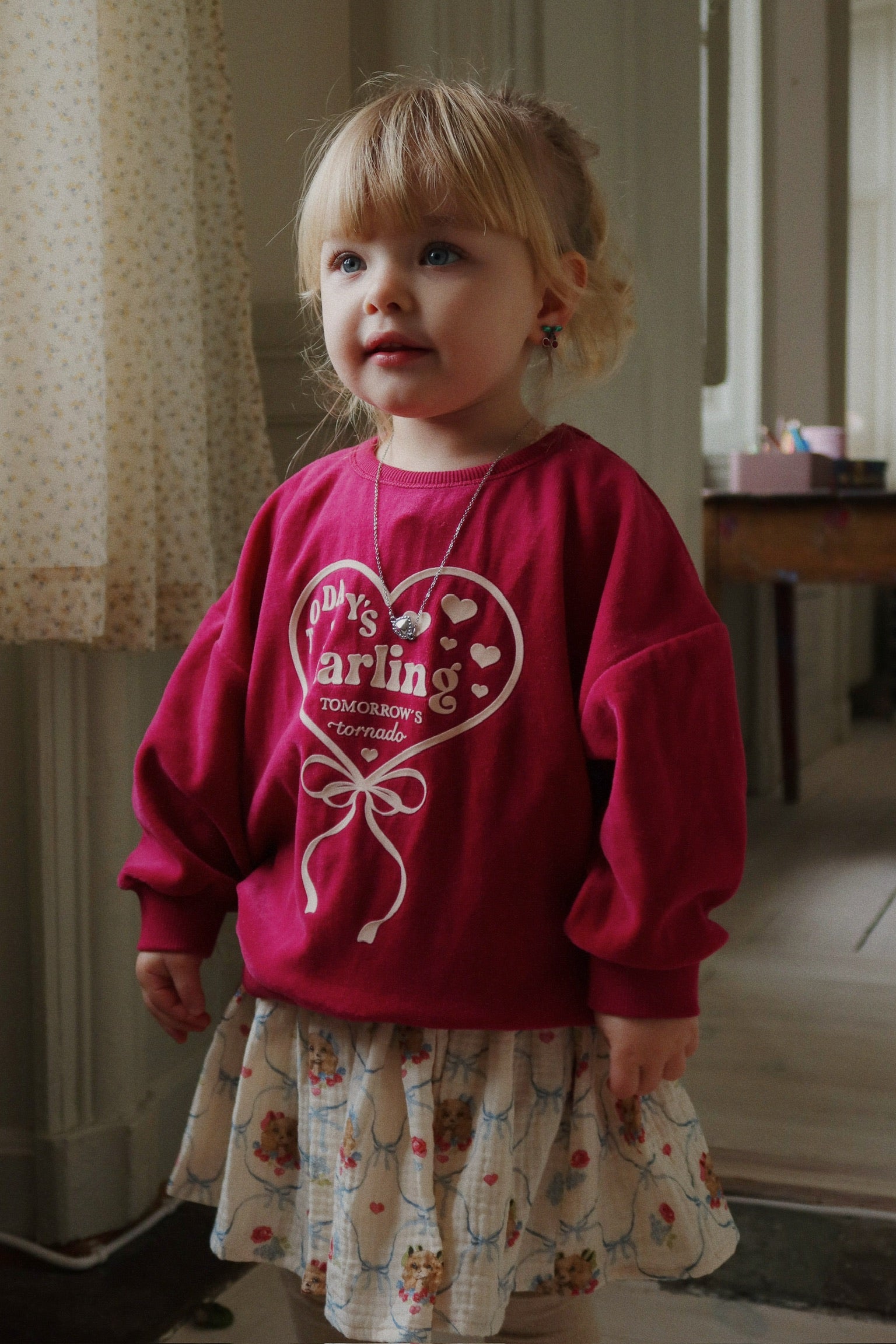 Velou Blouse Gots - Sangria