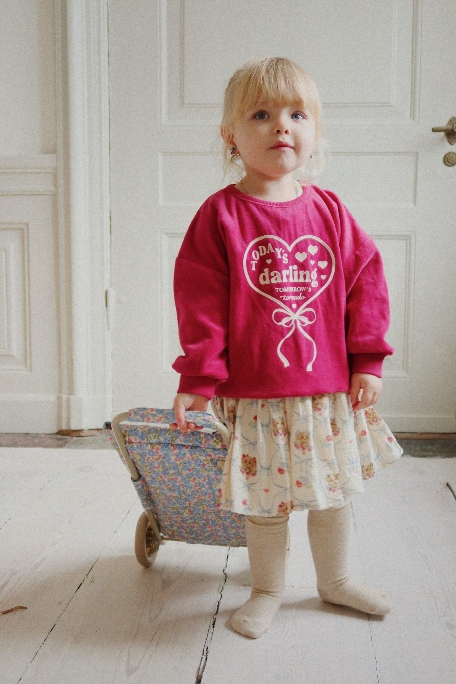Velou Blouse Gots - Sangria