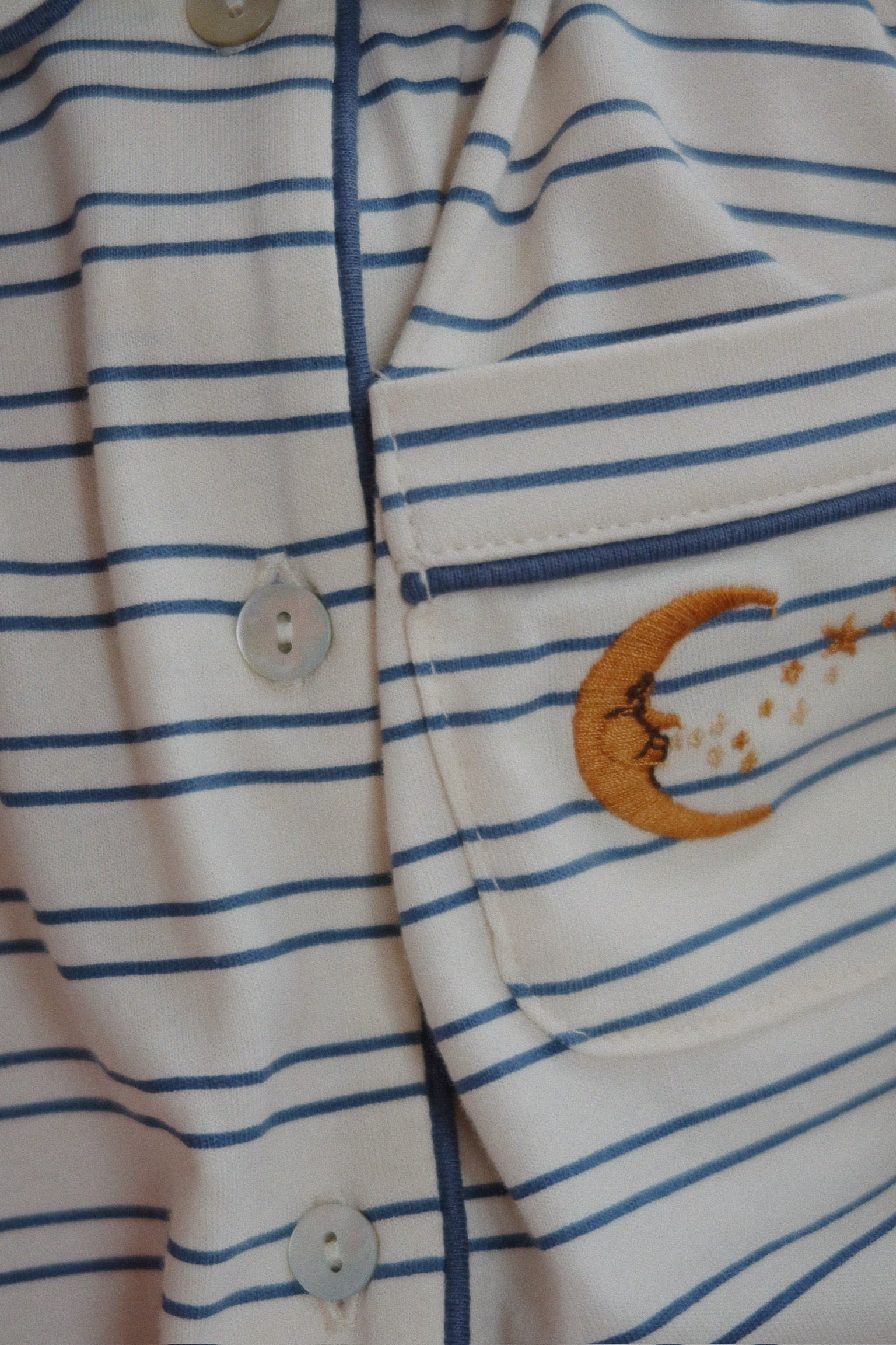 Pio Set Gots - Indigo Butter Stripe