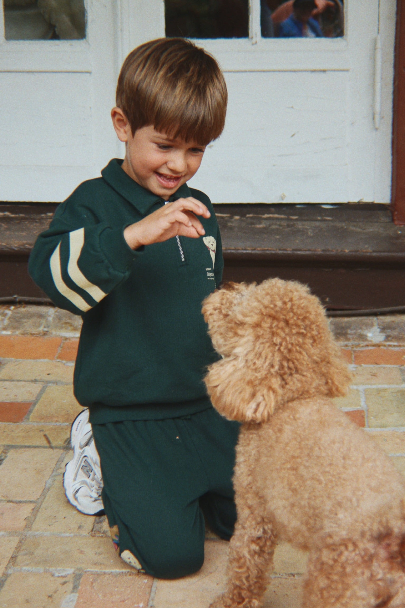 Doggy Half Zip Polo OCS - Pine Grove
