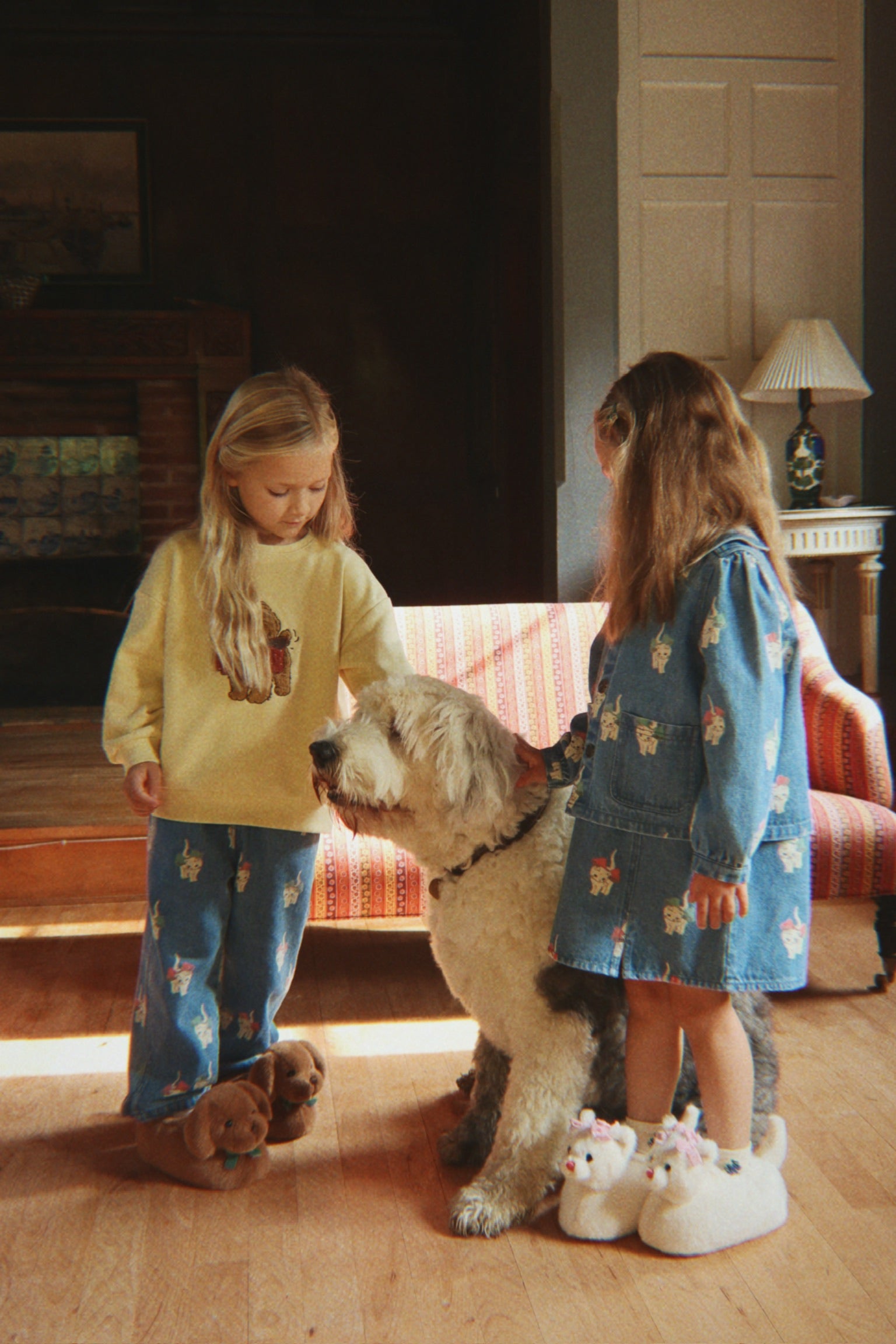 Kitty Slippers - Off White