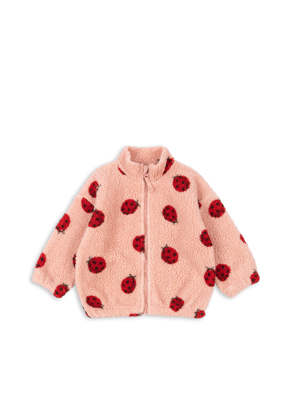 Jody Teddy Jacket - Ladybug Pink