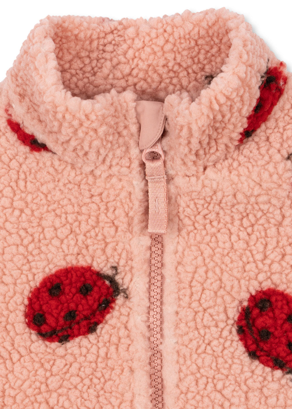 Jody Teddy Jacket - Ladybug Pink