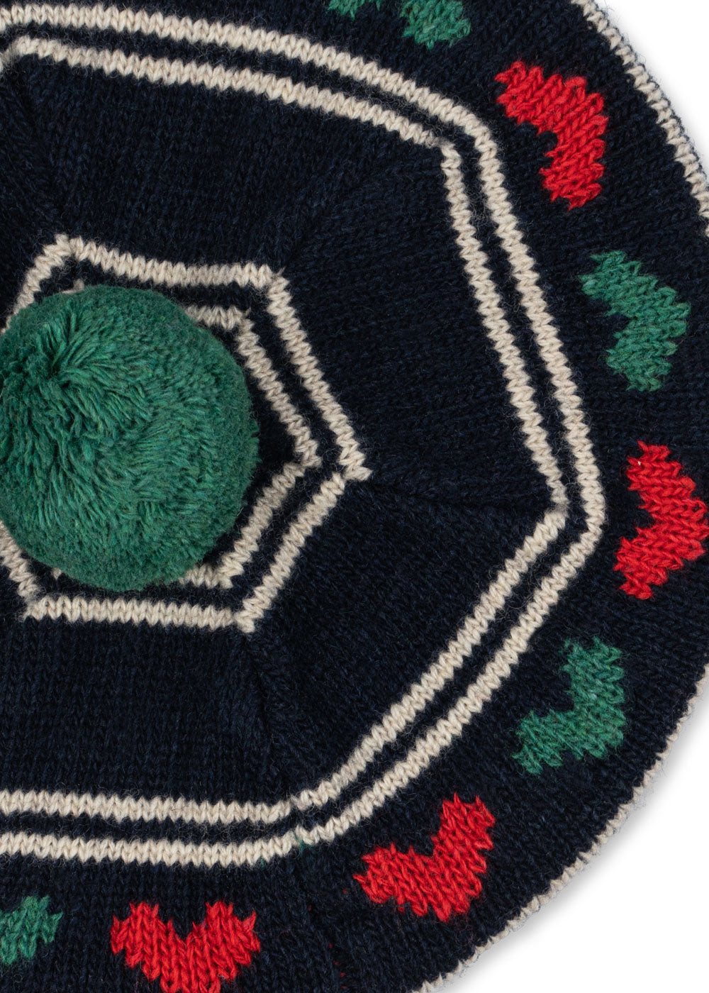Belou Knit Beret - Heart