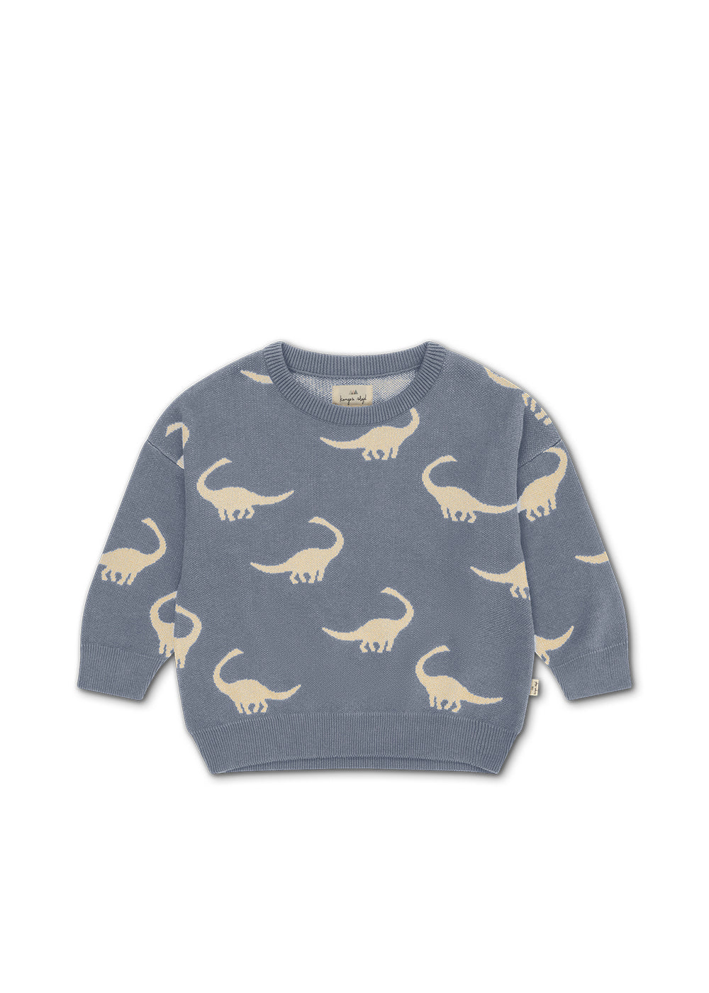 Lapis Knit Sweater Gots - Dino Mist