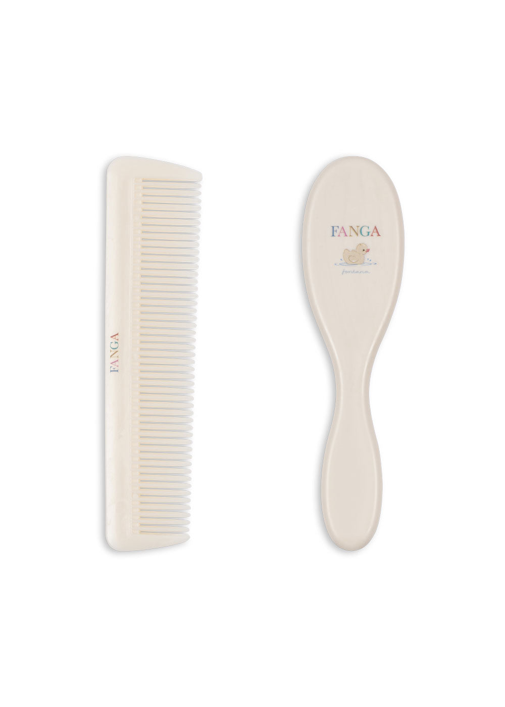 Baby Hairbrush Set - Beige