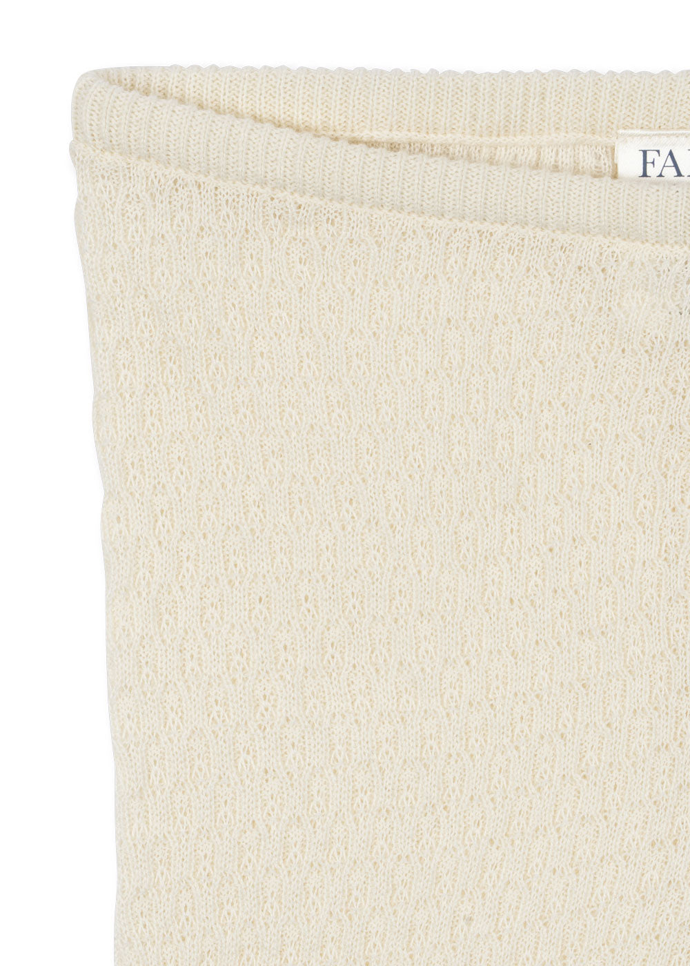 Venti Pointelle Pants - Antique White