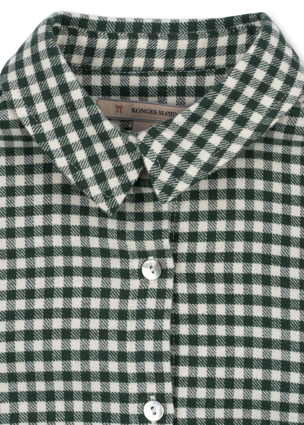 Foret LS Shirt Gots - Green Check