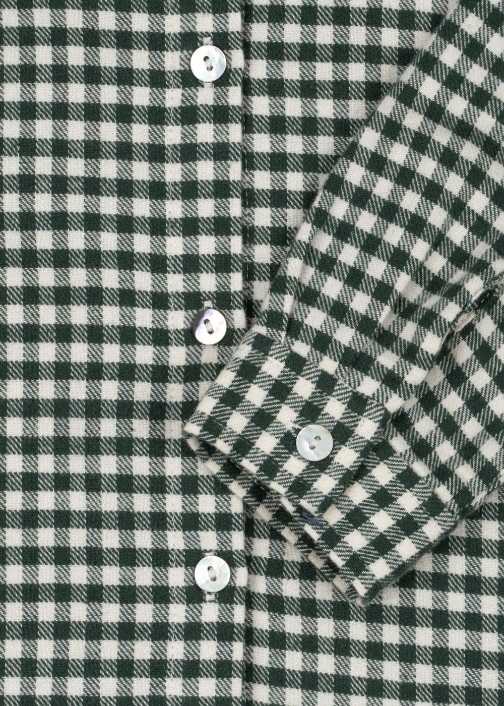 Foret LS Shirt Gots - Green Check
