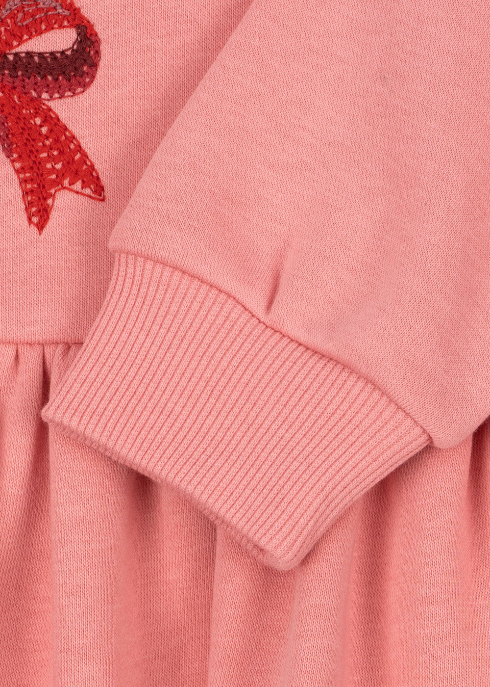 Lou Bow Sweat Dress OCS - Strawberry Ice