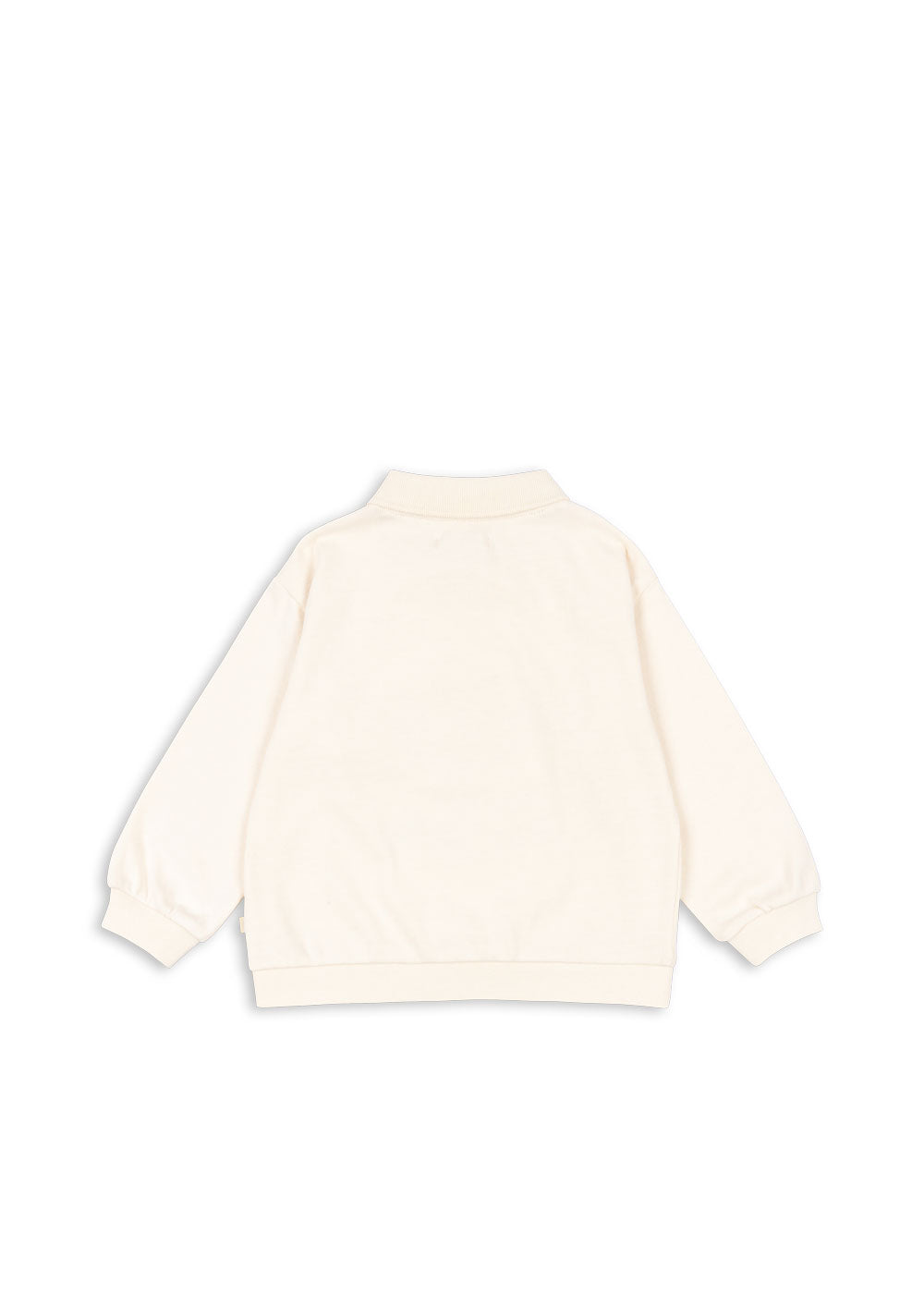Spotty LS Polo GOTS - Antique White