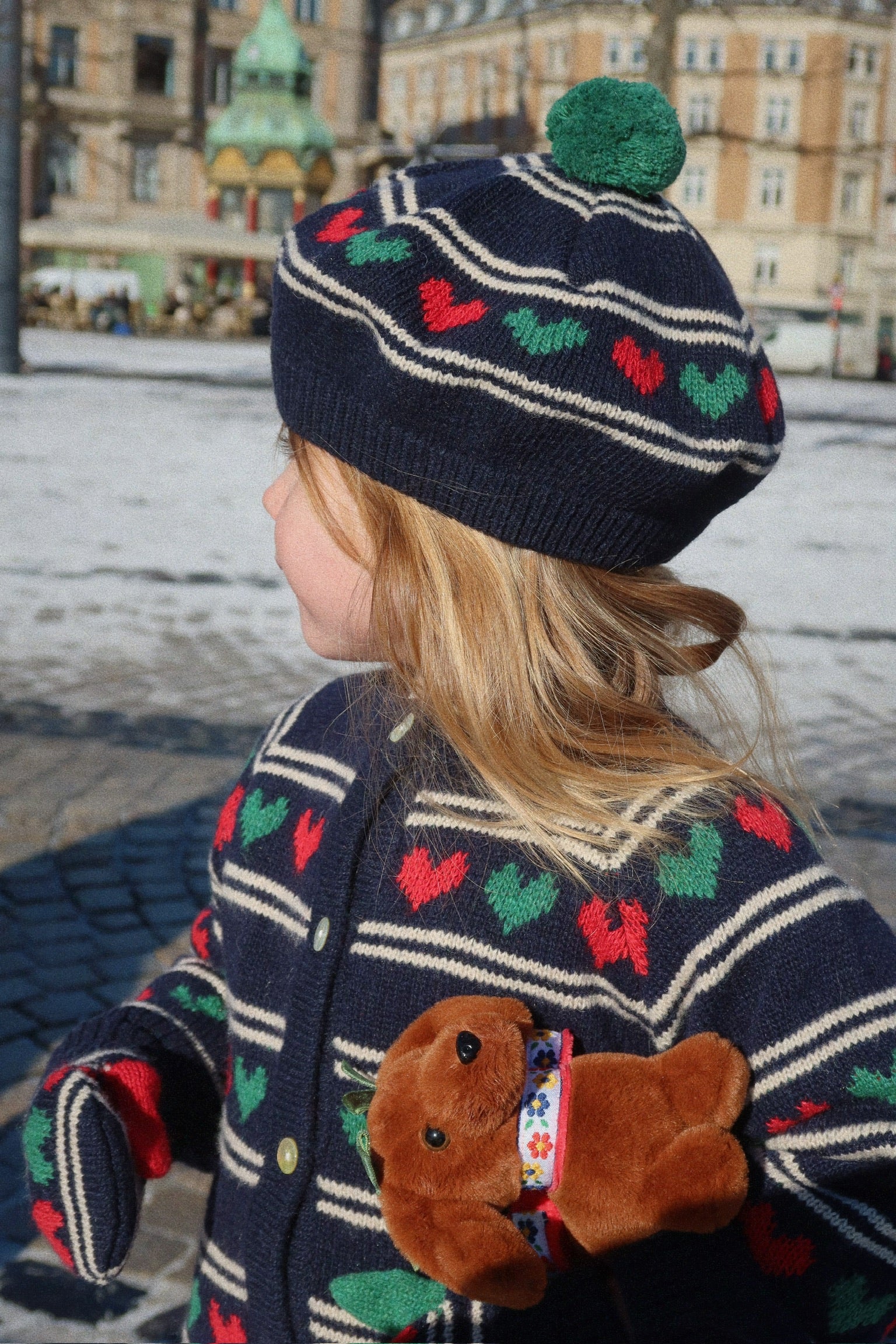Belou Knit Cardigan - Heart