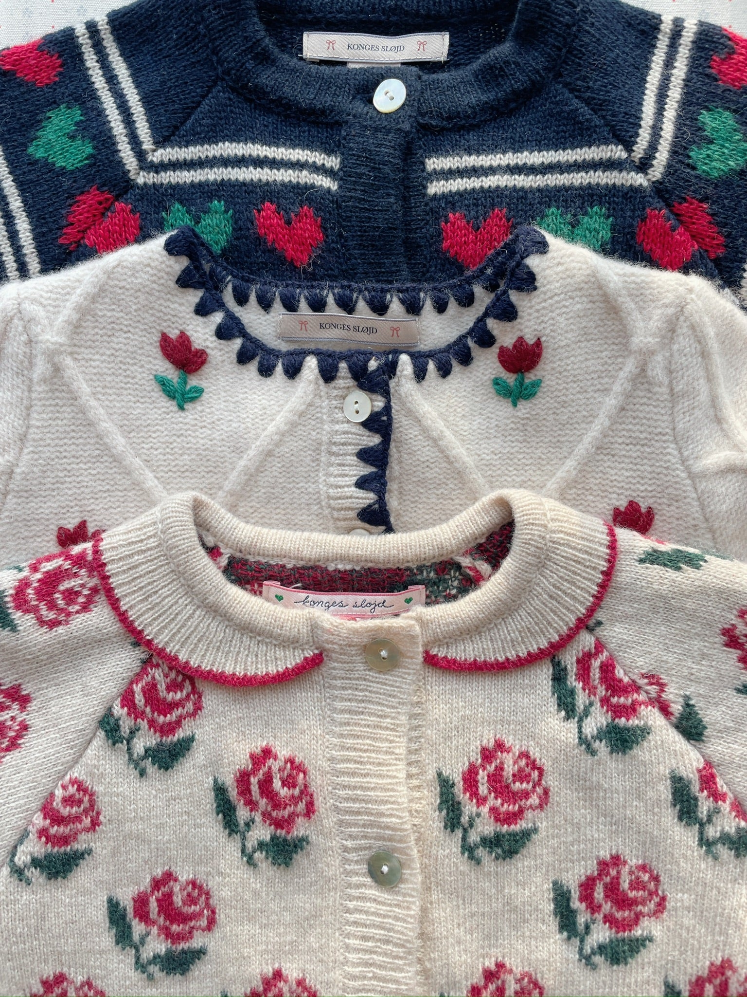 Belou Knit Cardigan - Heart