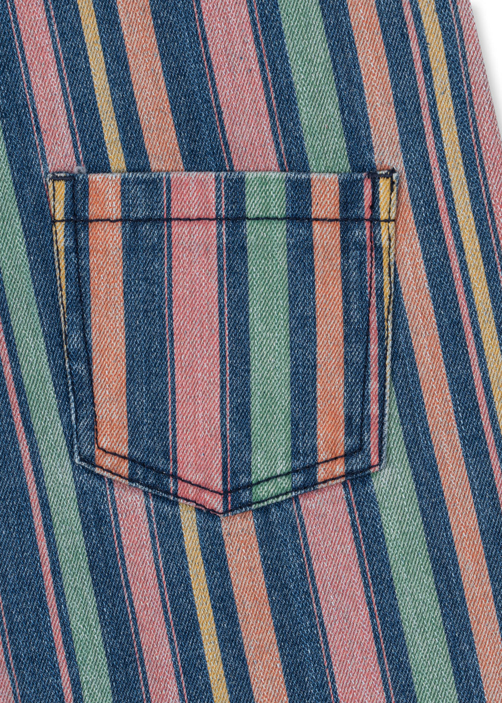 Magot Overalls GOTS - Miami Stripe