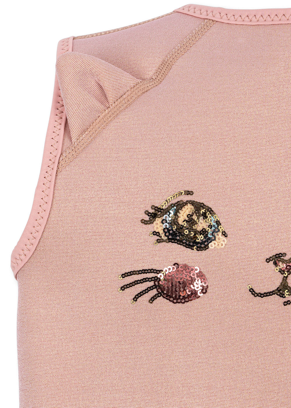 Kitty Swim Vest - Powder Pink