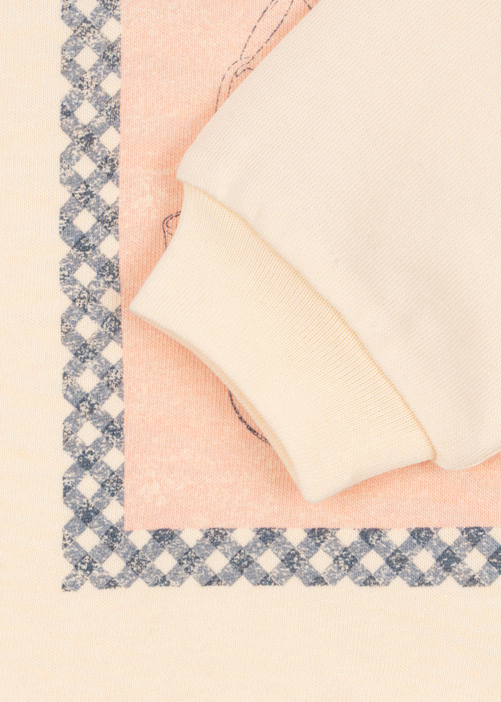 Spotty LS Polo - Buttercream