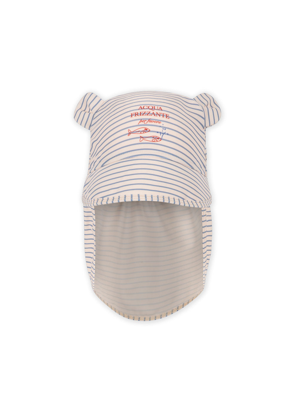 Aster Bear Sun Hat GRS - Stripe Blue