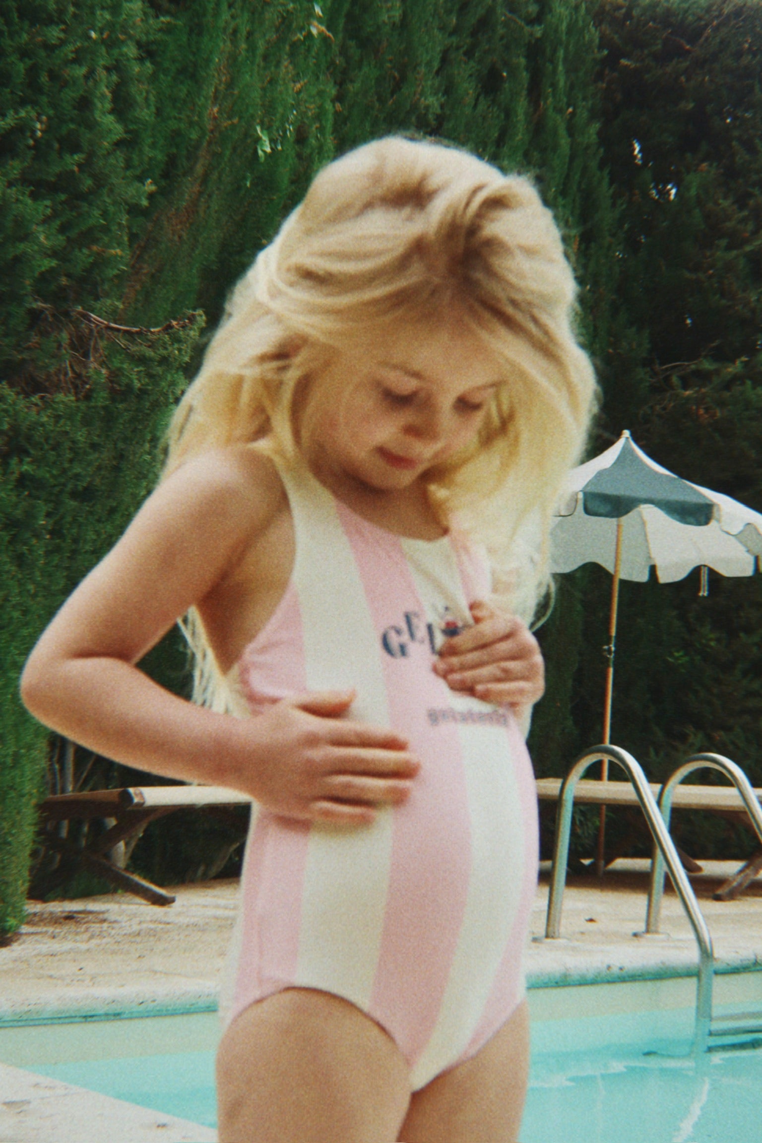 Pomia Swimsuit - Candy Rose Stripe